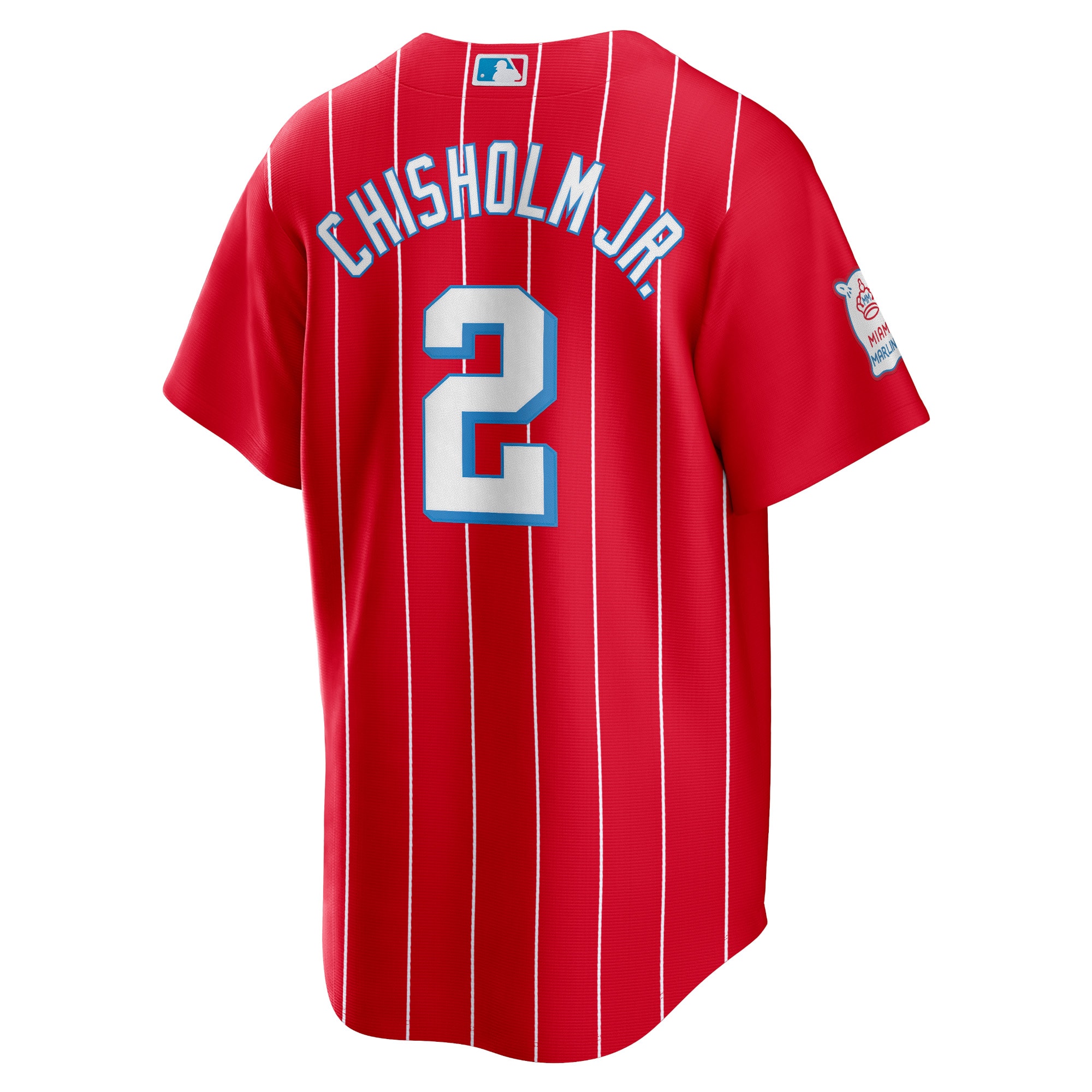 Jazz Chisholm Jr. Miami MarlinsCity Connect Replica Player Jersey - Red