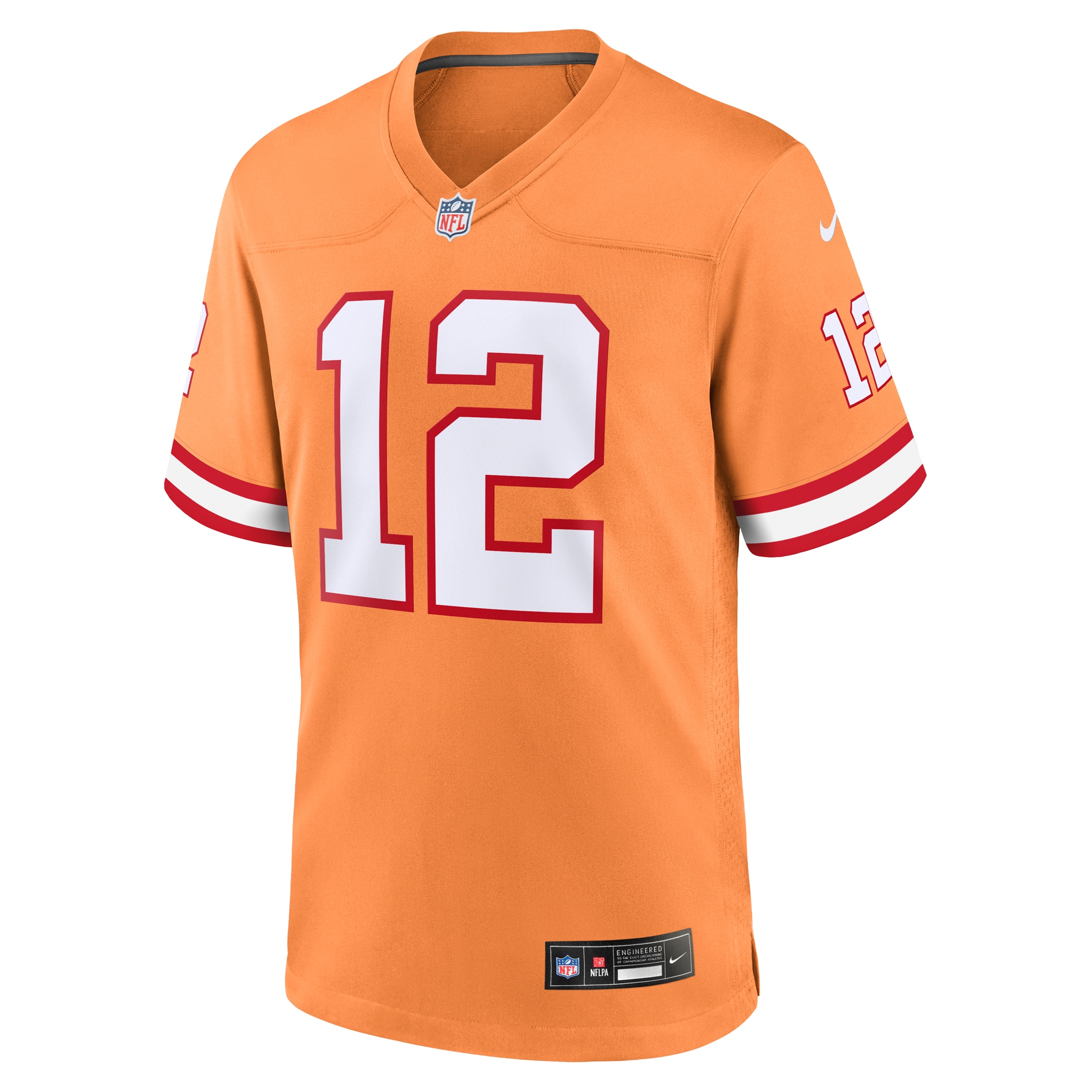Tom Brady Tampa Bay BuccaneersThrowback Game Jersey - Orange