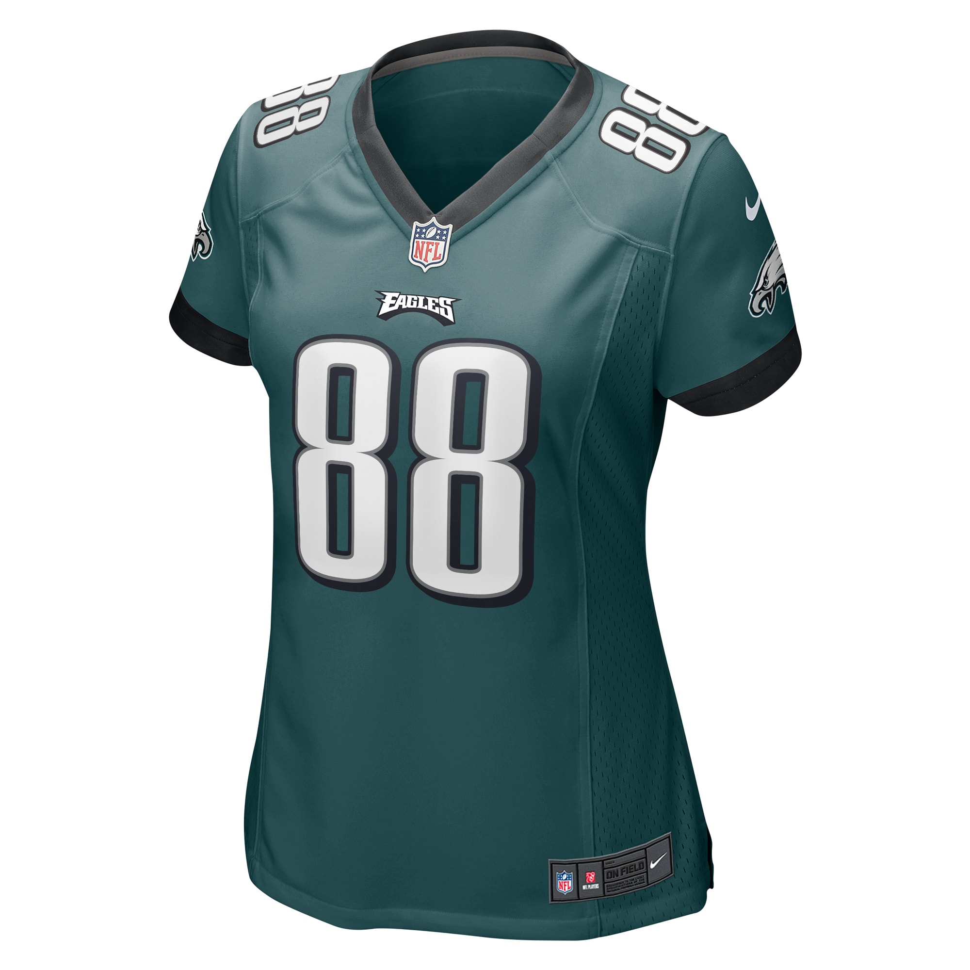 Dallas Goedert Philadelphia Eagles Women's Game Jersey - Midnight Green