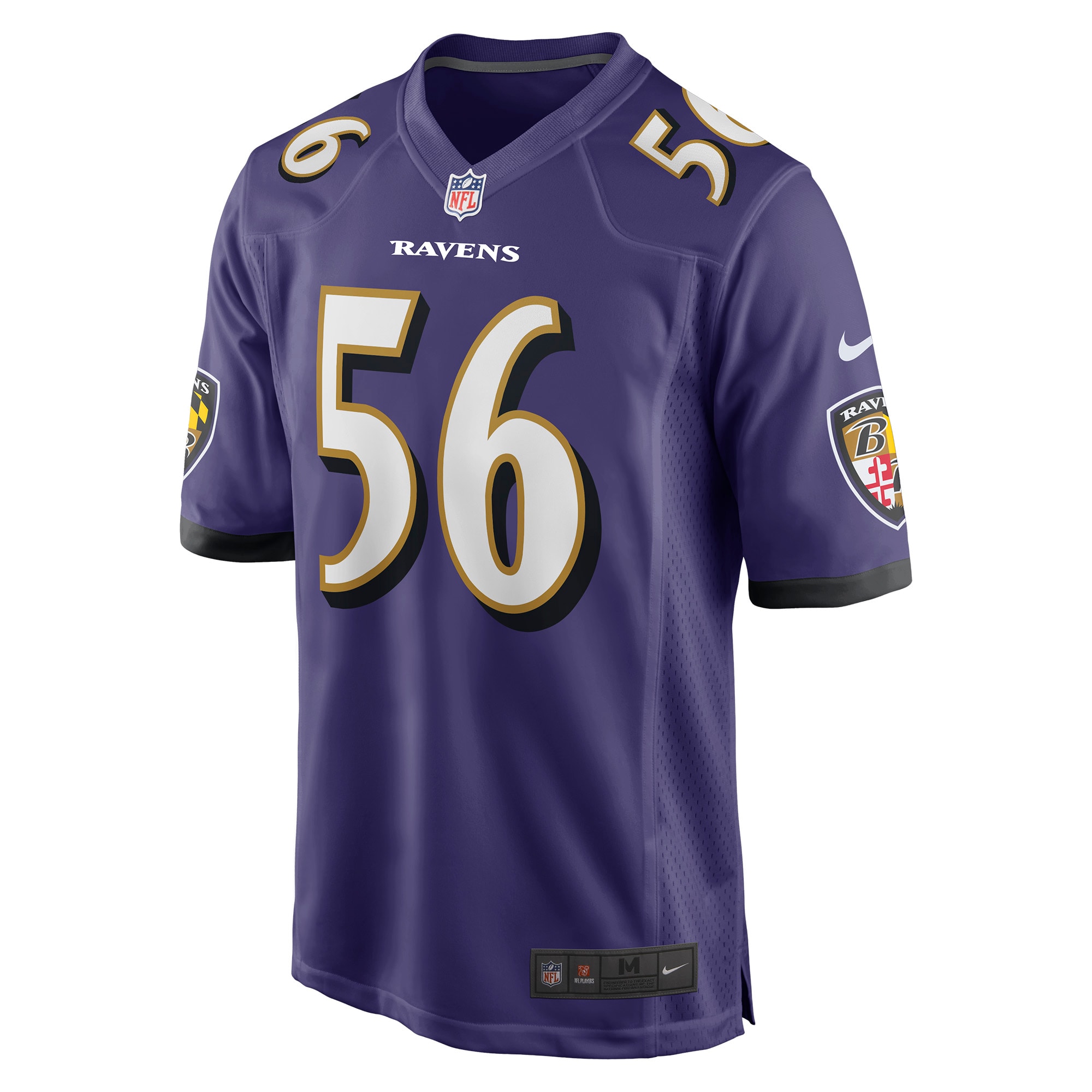 Josh Bynes Baltimore RavensGame Jersey - Purple