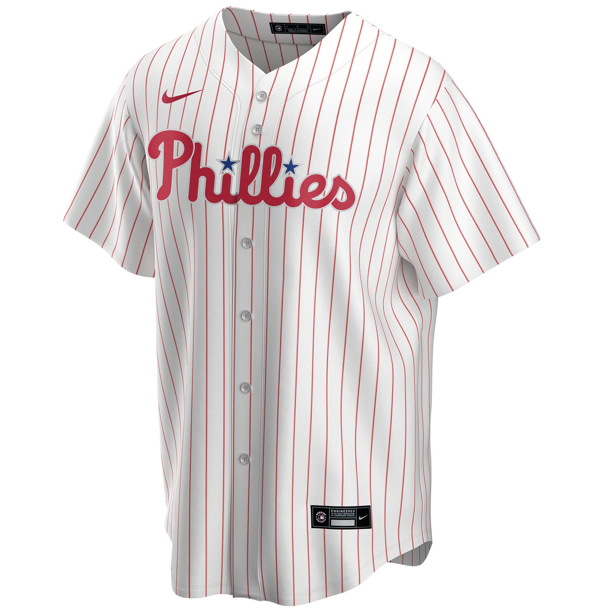 Philadelphia PhilliesHome Replica Custom Jersey - White