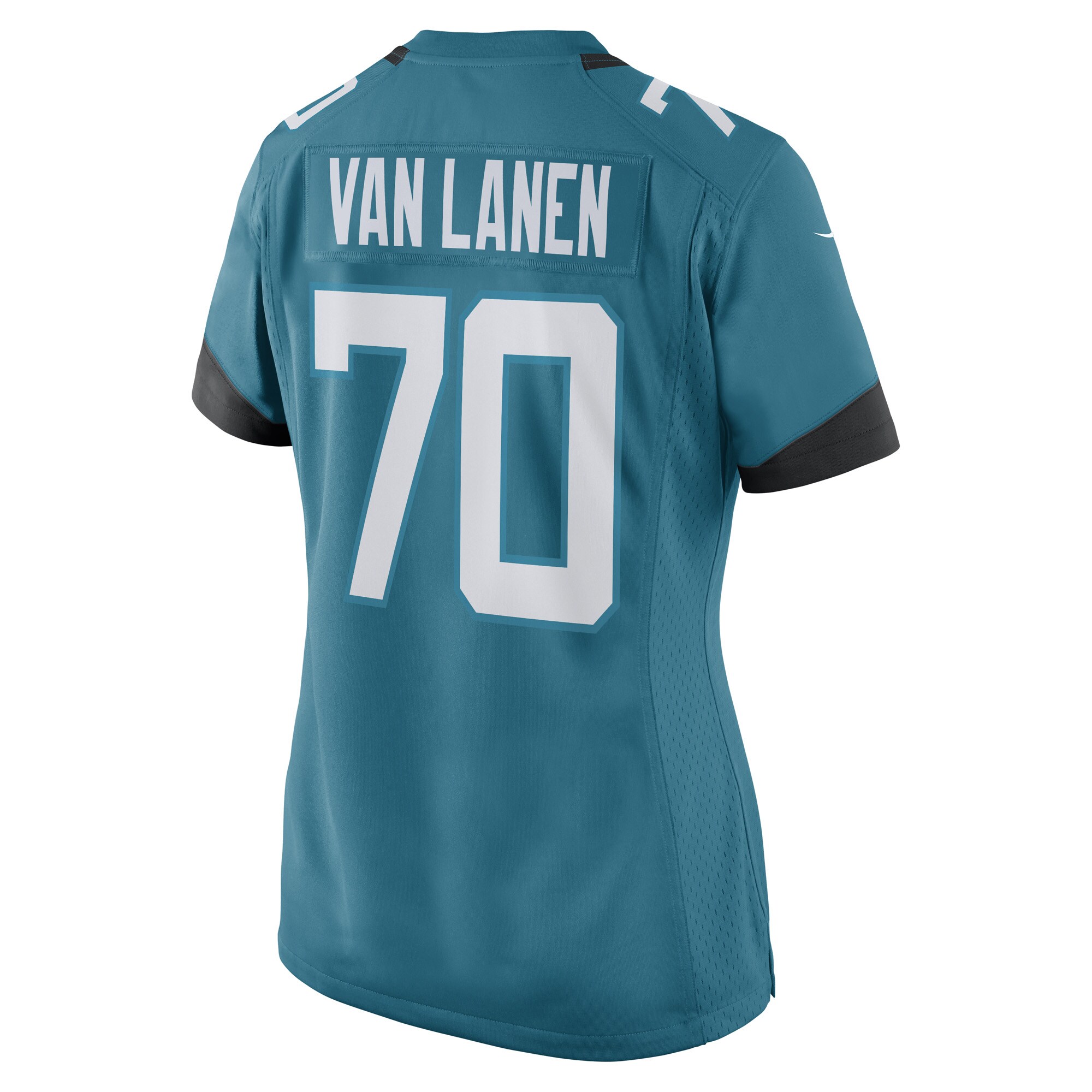 Cole Van Lanen Jacksonville Jaguars Women's Game Player Jersey - Teal