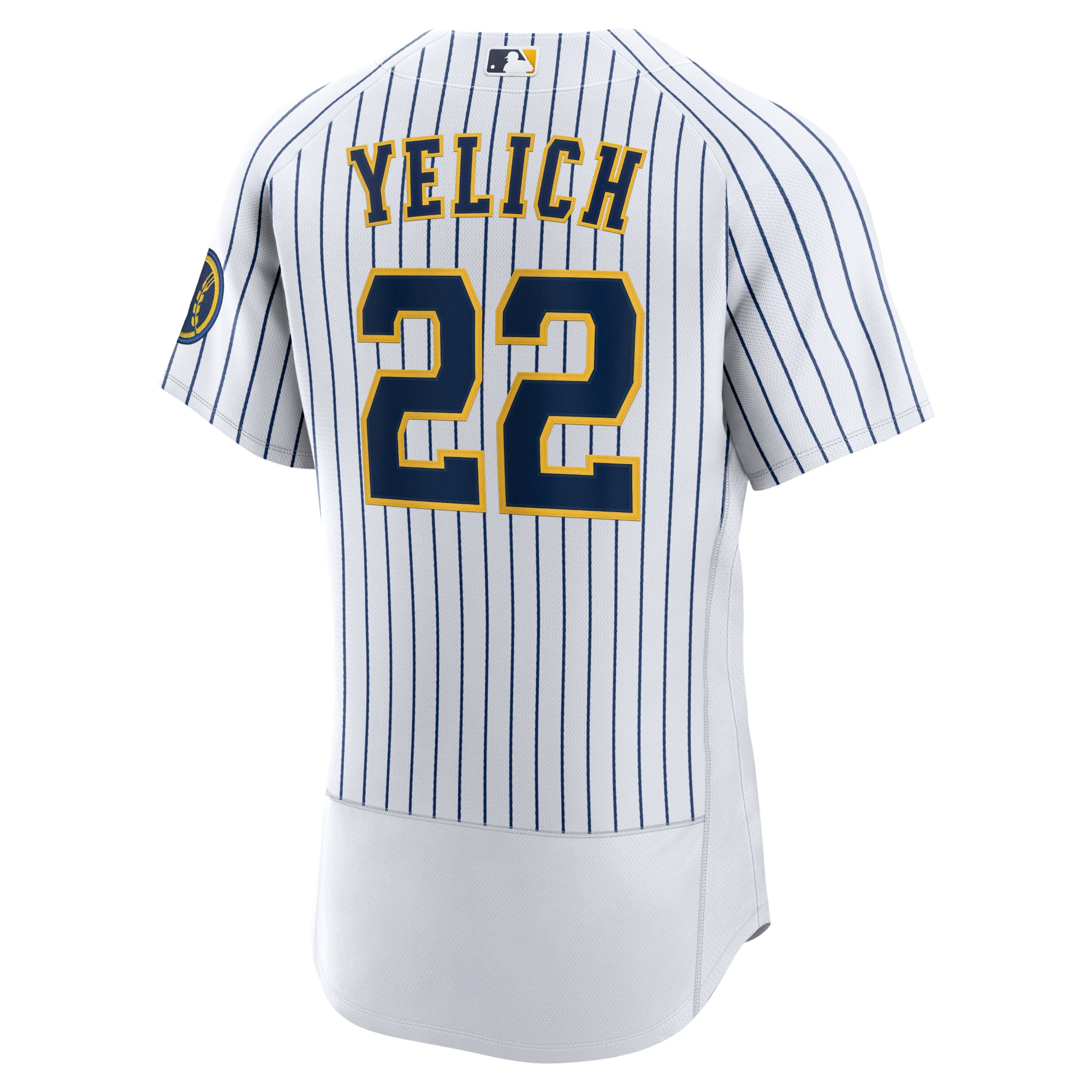 Christian Yelich Milwaukee BrewersTeam Alternate Authentic Player Jersey - White