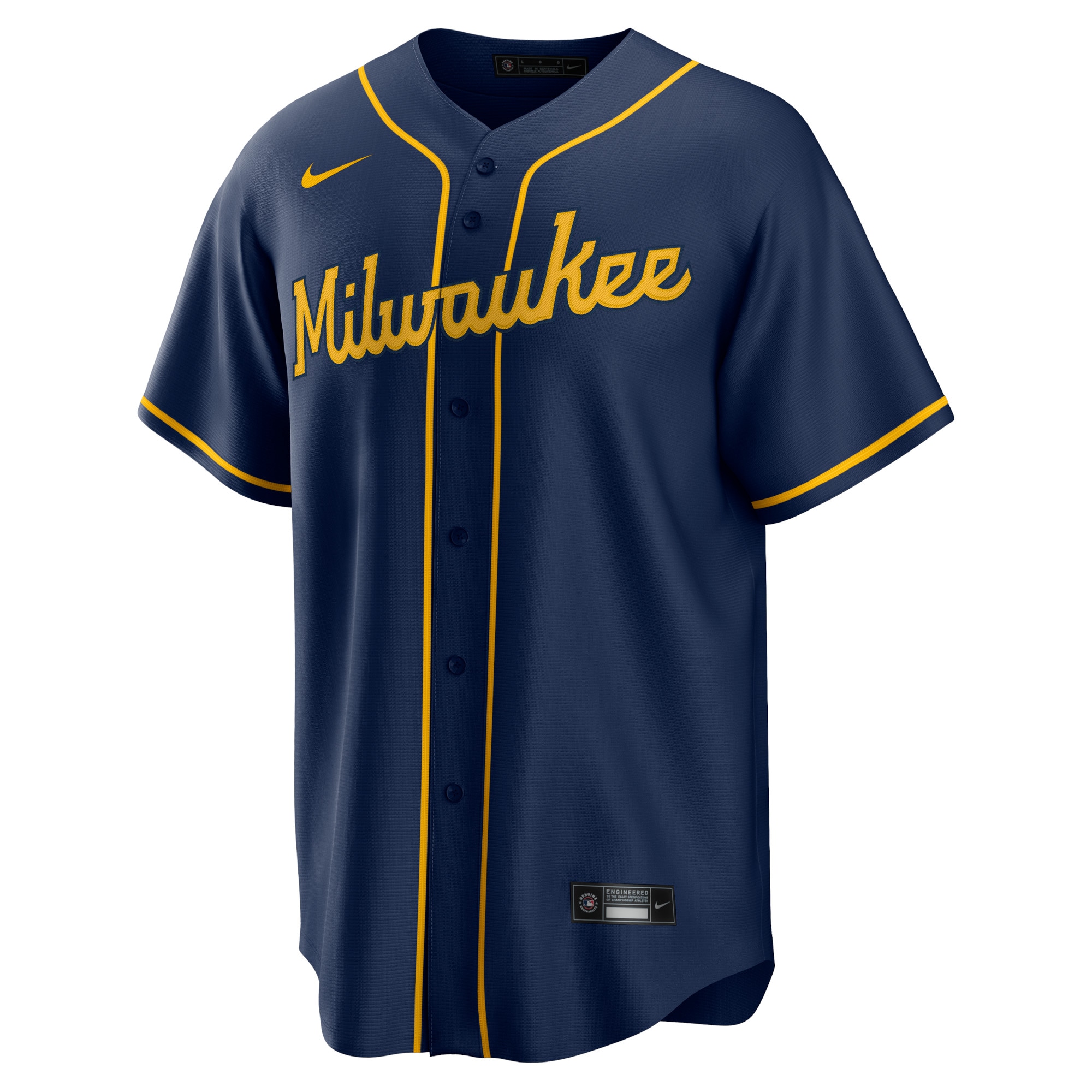Christian Yelich Milwaukee BrewersAlternate Replica Player Jersey - Navy