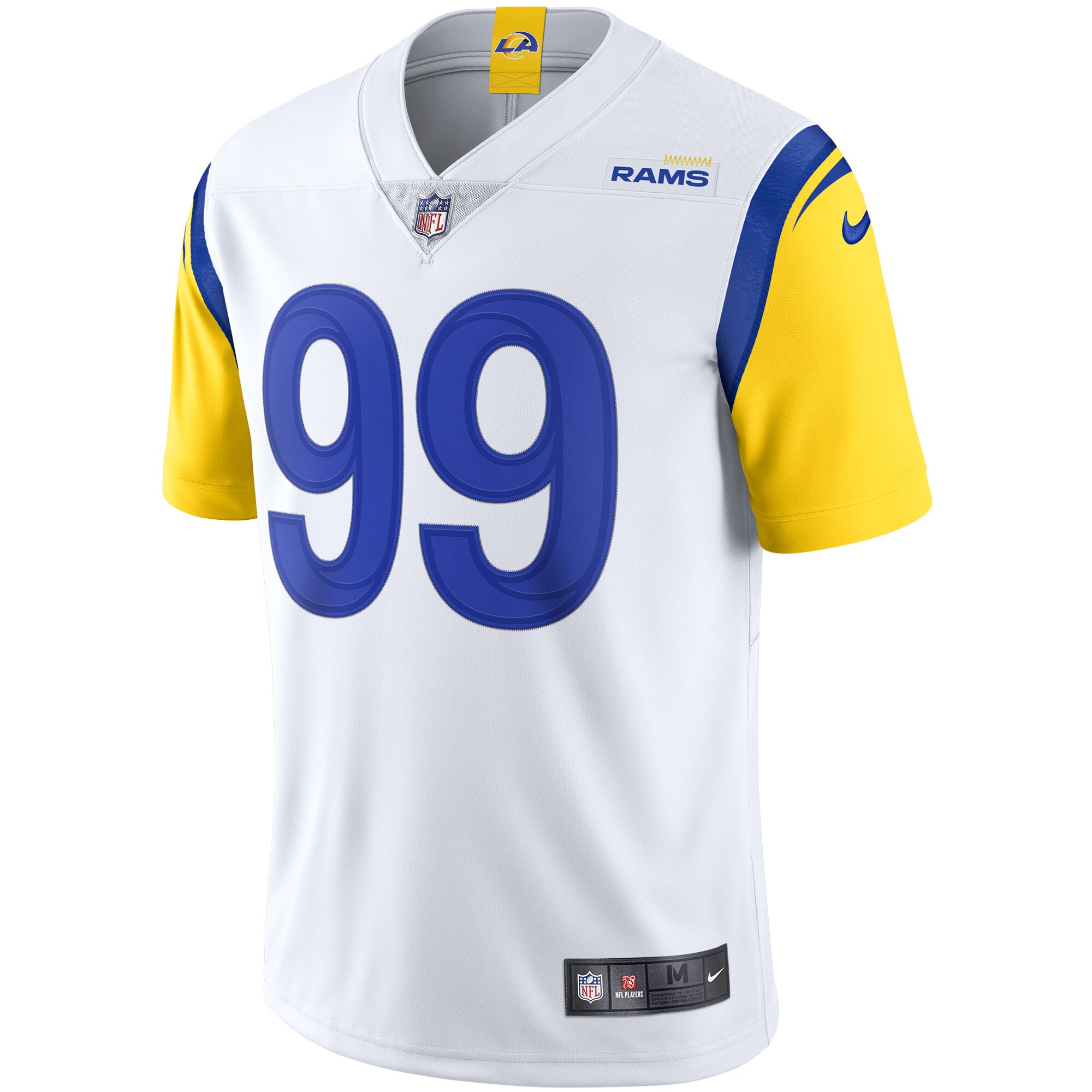 Aaron Donald Los Angeles RamsAlternate Vapor Limited Jersey - White