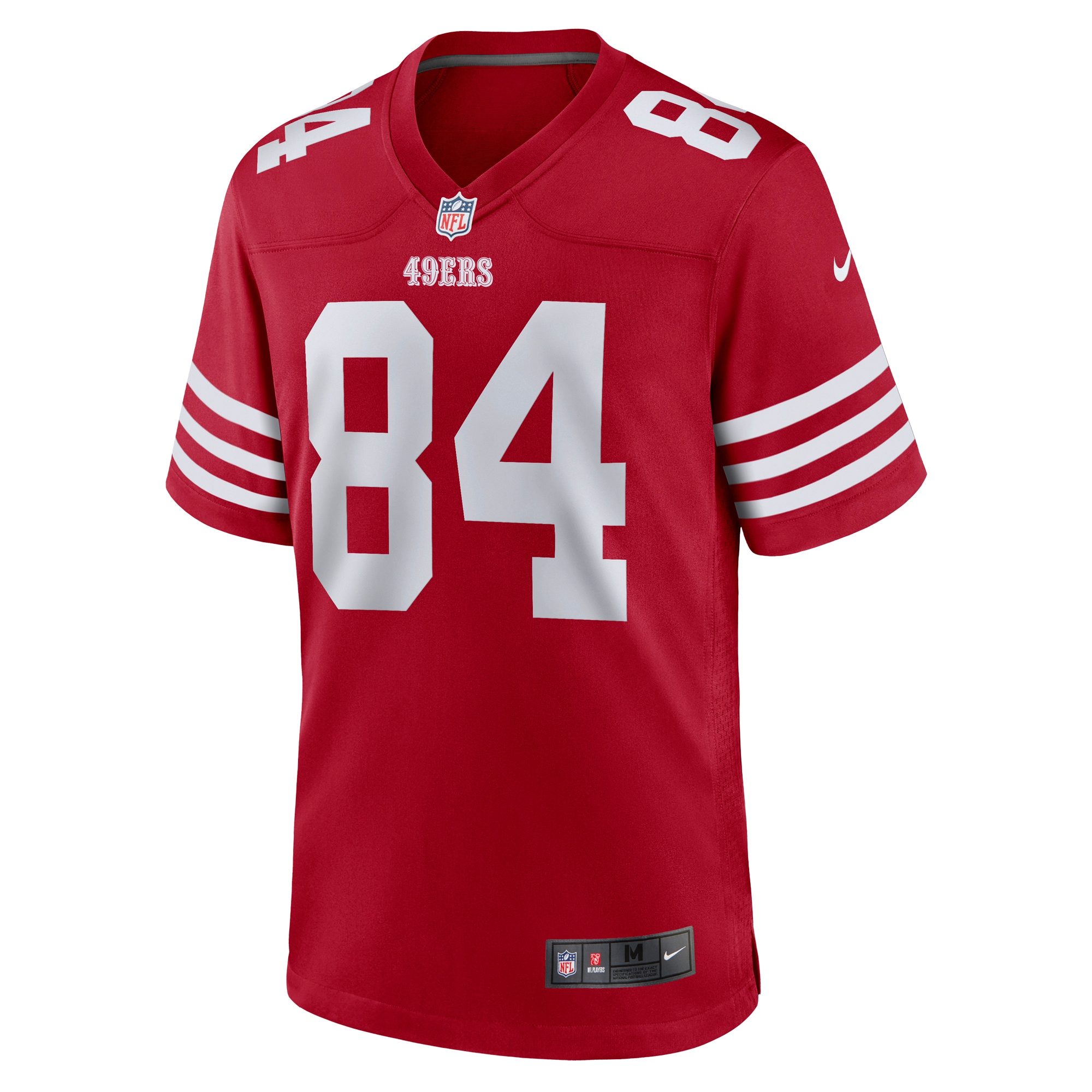 Dazz Newsome San Francisco 49ersTeam Game Jersey - Scarlet