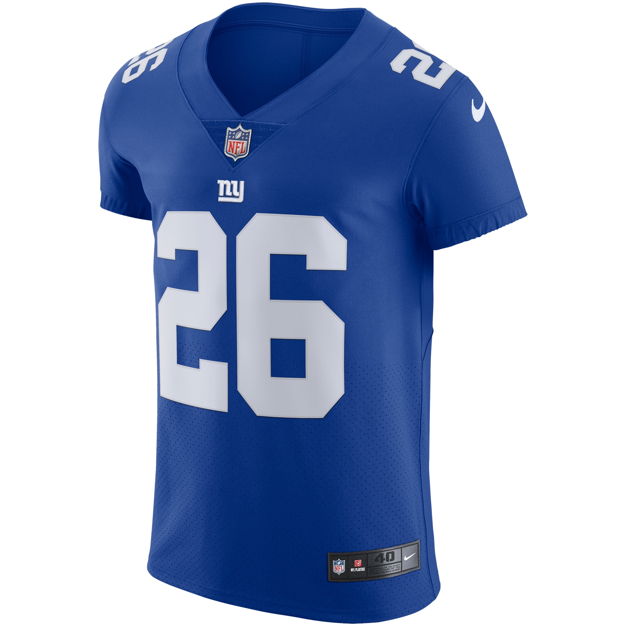 Saquon Barkley New York GiantsVapor Untouchable Elite Player Jersey - Royal