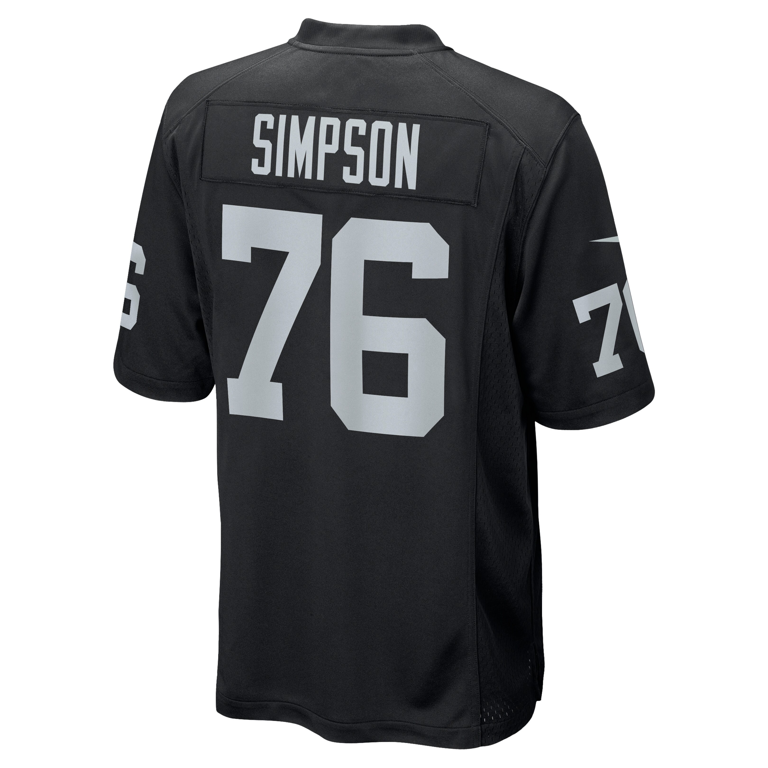 John Simpson Las Vegas RaidersGame Jersey - Black
