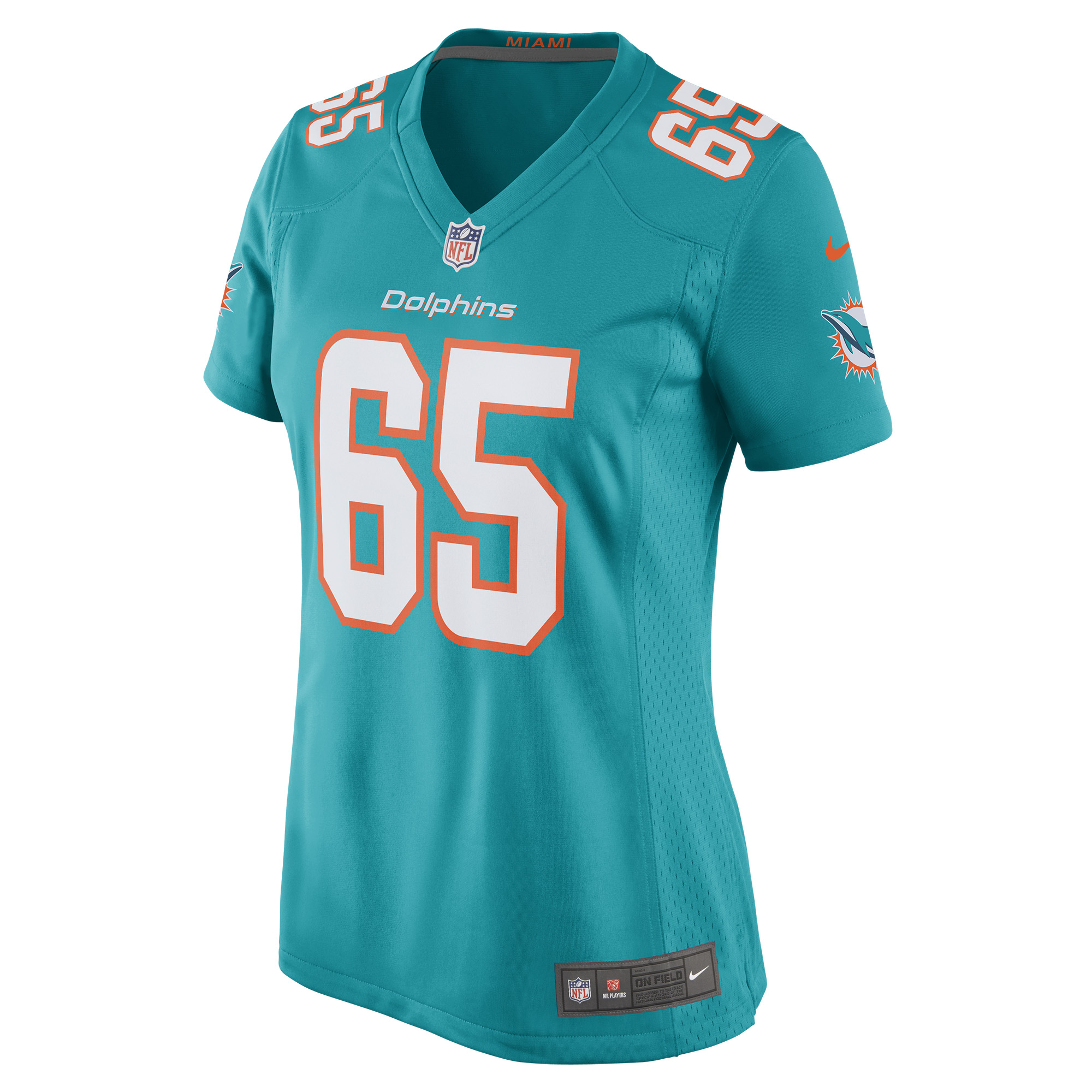 Robert Jones Miami Dolphins Women's Game Jersey - Aqua