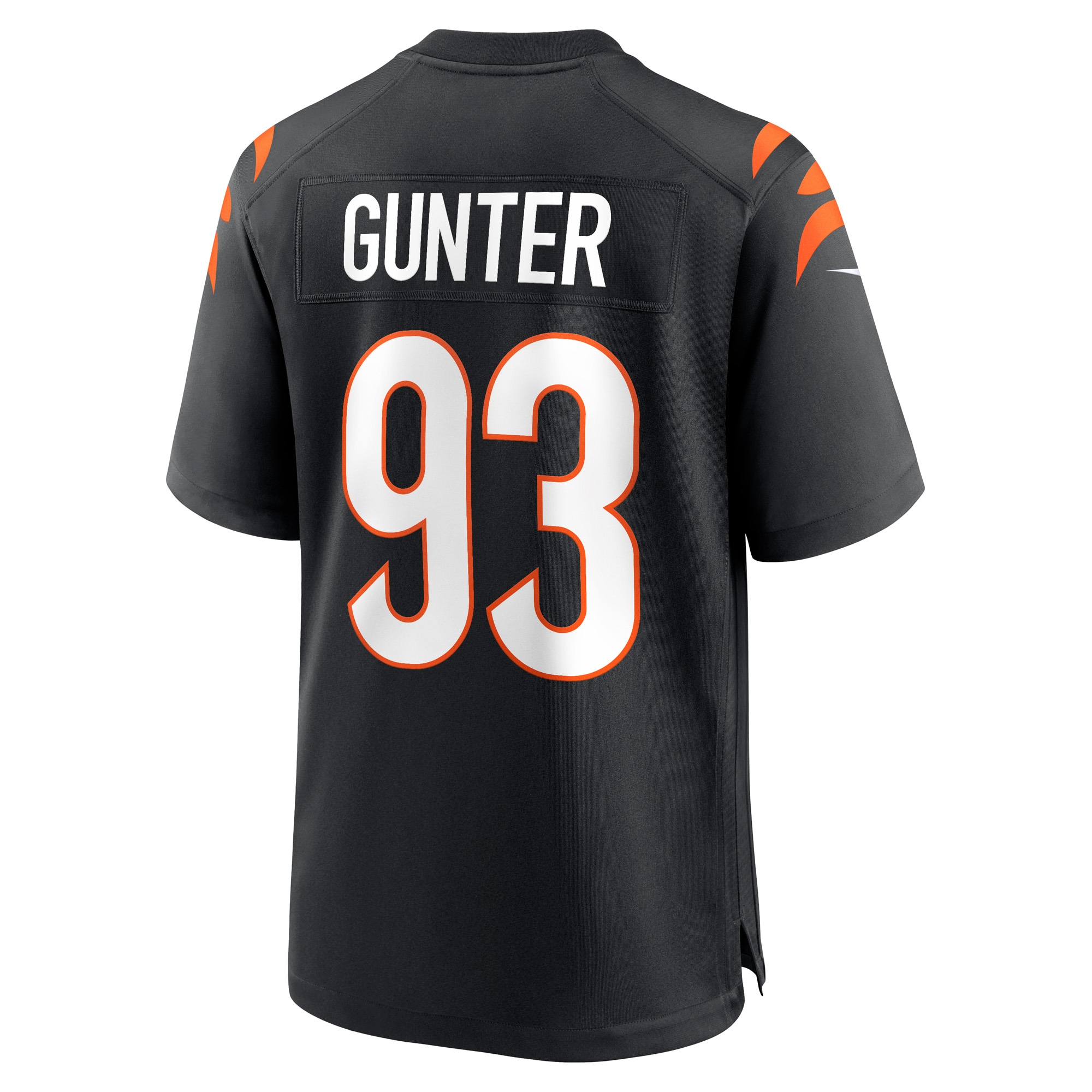 Jeffrey Gunter Cincinnati BengalsGame Player Jersey - Black