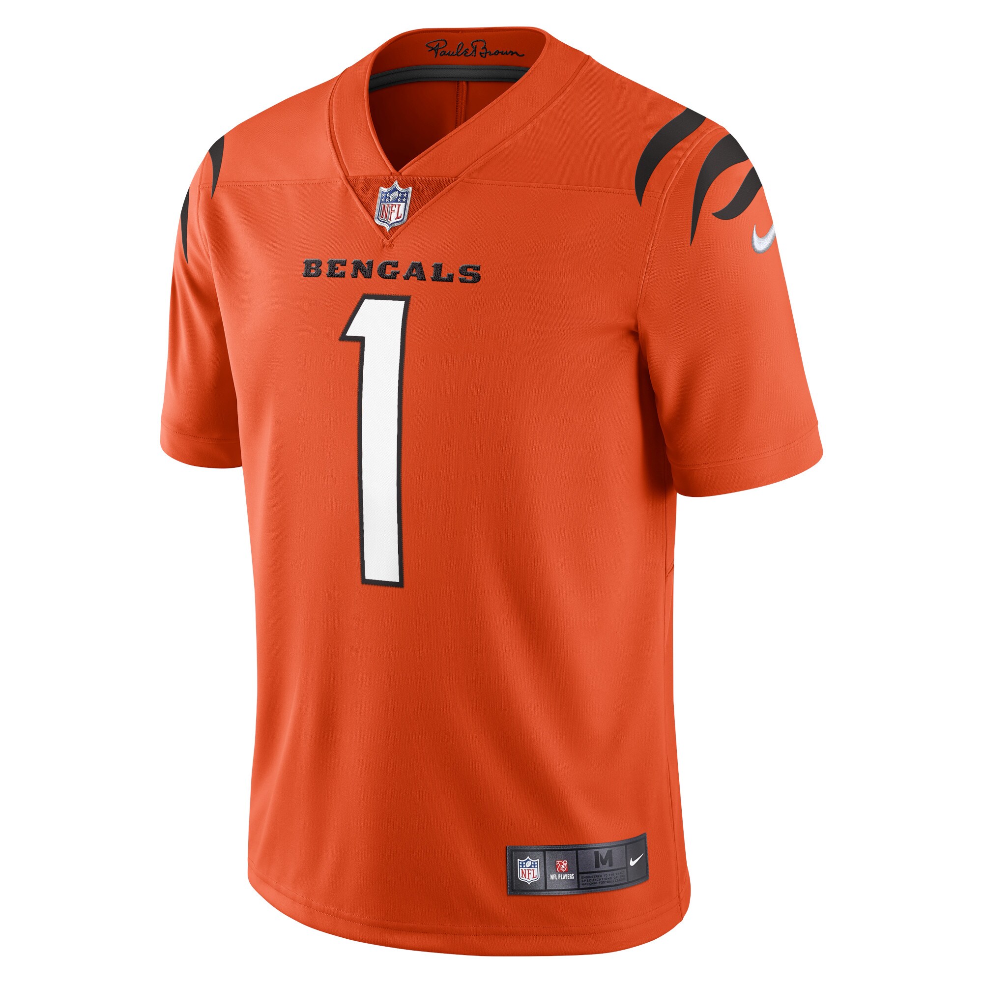 Ja'Marr Chase Cincinnati BengalsAlternate Vapor Limited Jersey - Orange