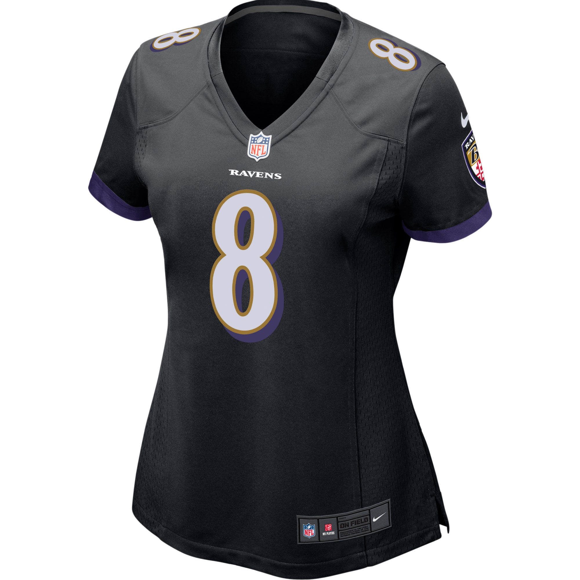 Lamar Jackson Baltimore Ravens Women's Game Jersey - Black
