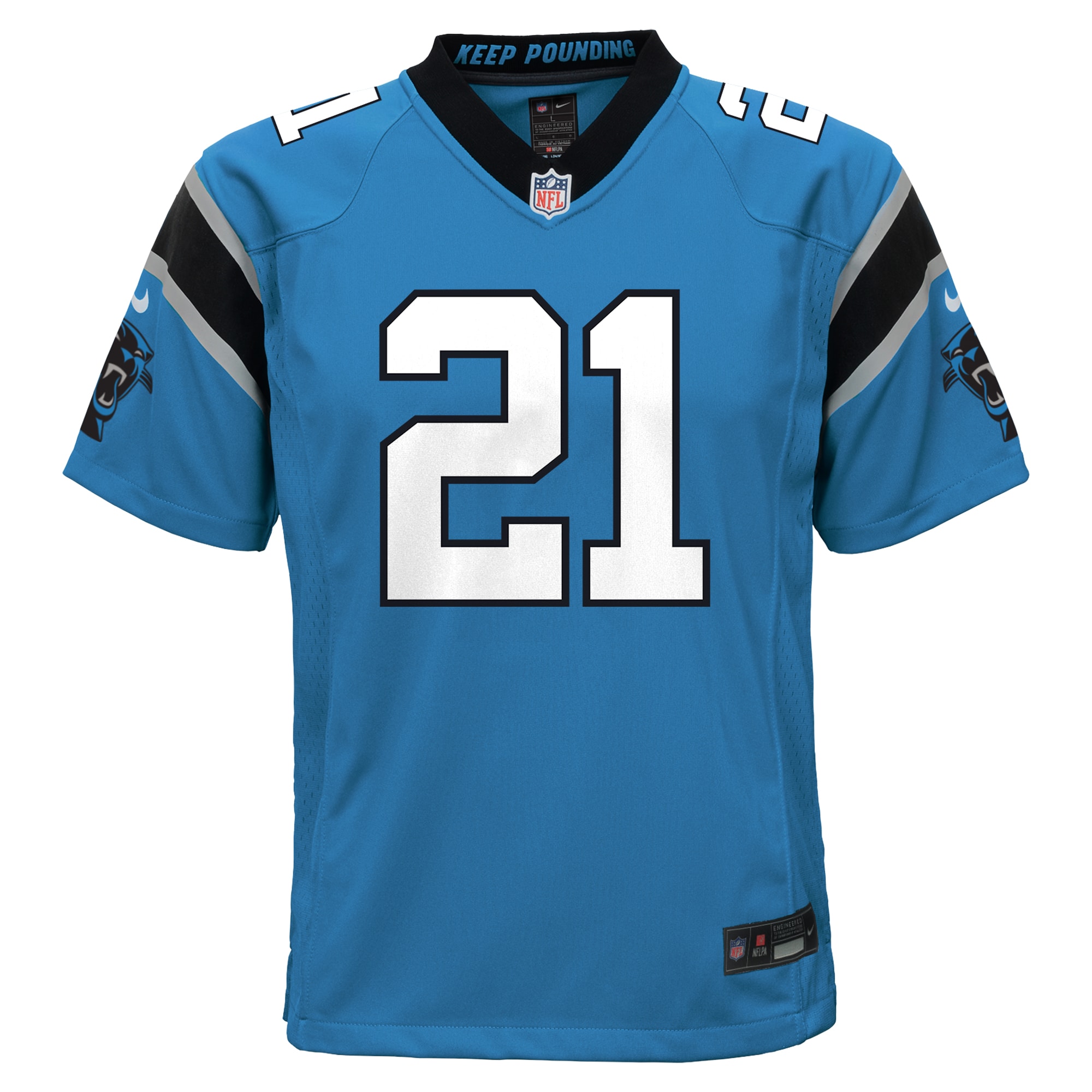 Jeremy Chinn Carolina PanthersYouth Alternate Game Jersey - Blue