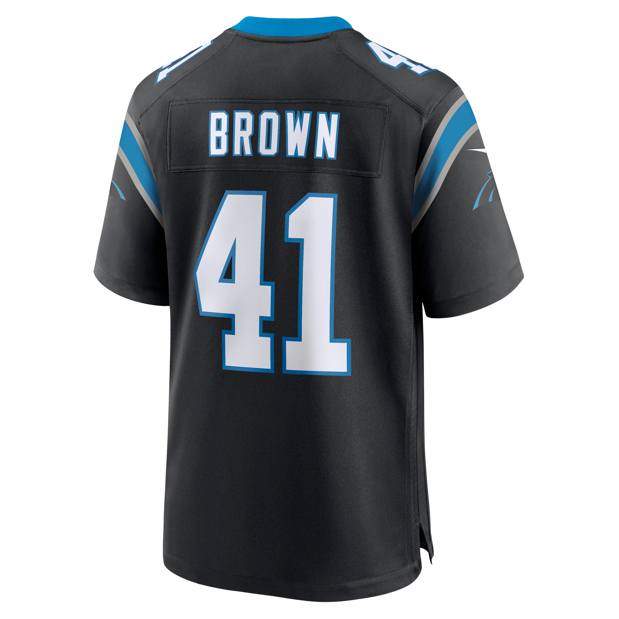 Spencer Brown Carolina PanthersTeam Game Jersey - Black