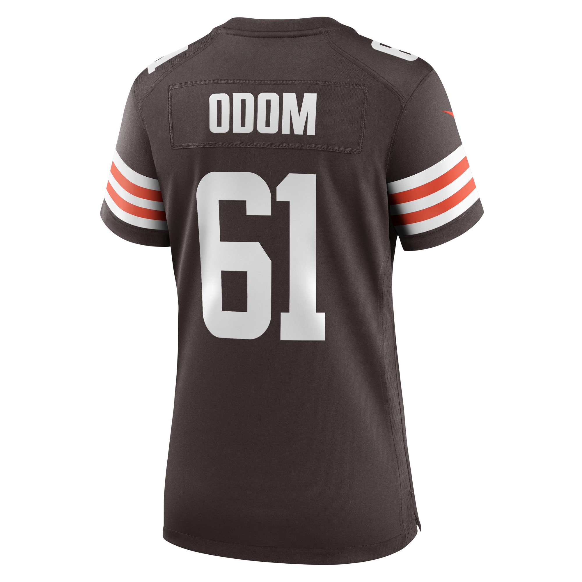 Chris Odom Cleveland Browns Women's Game Player Jersey - Brown