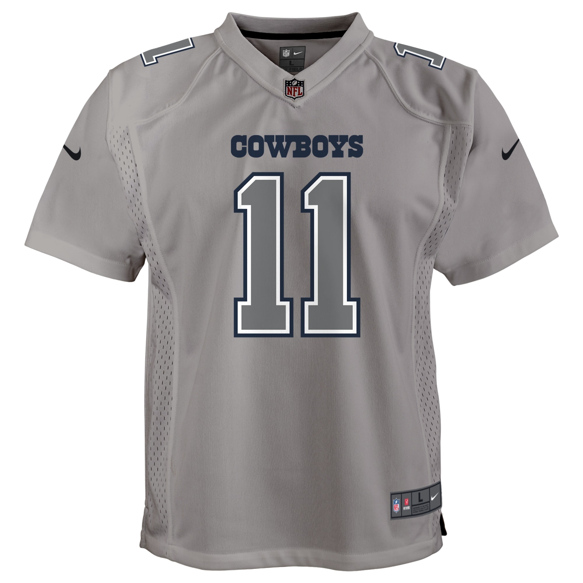 Micah Parsons Dallas CowboysYouth Atmosphere Game Jersey - Gray