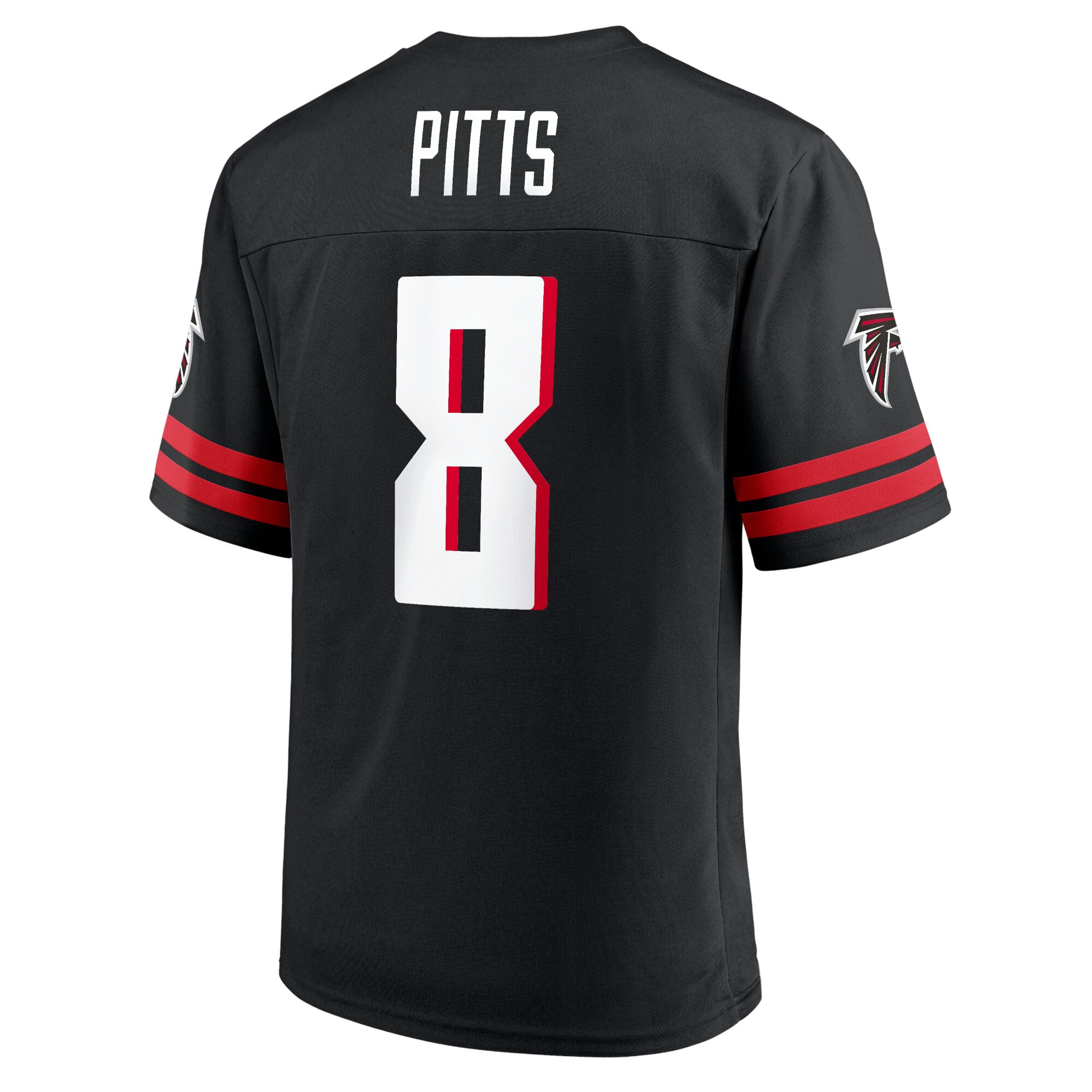 Men's Kyle Pitts Black Atlanta Falcons Replica Player Jersey
