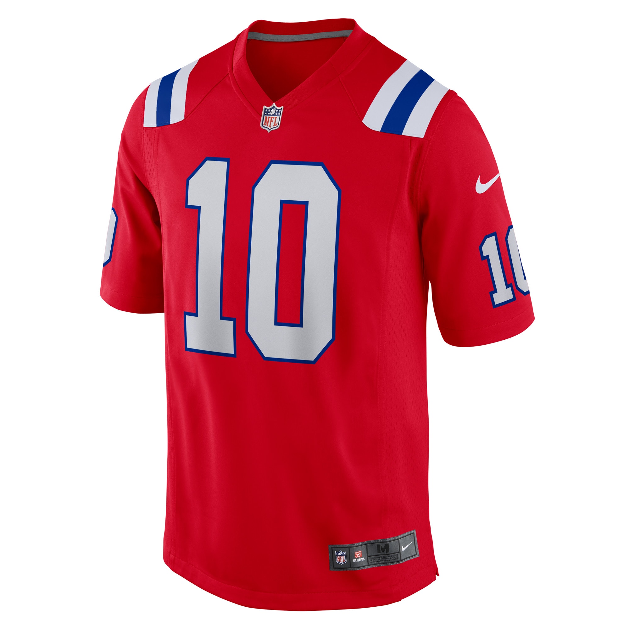 Mac Jones New England PatriotsGame Jersey - Red