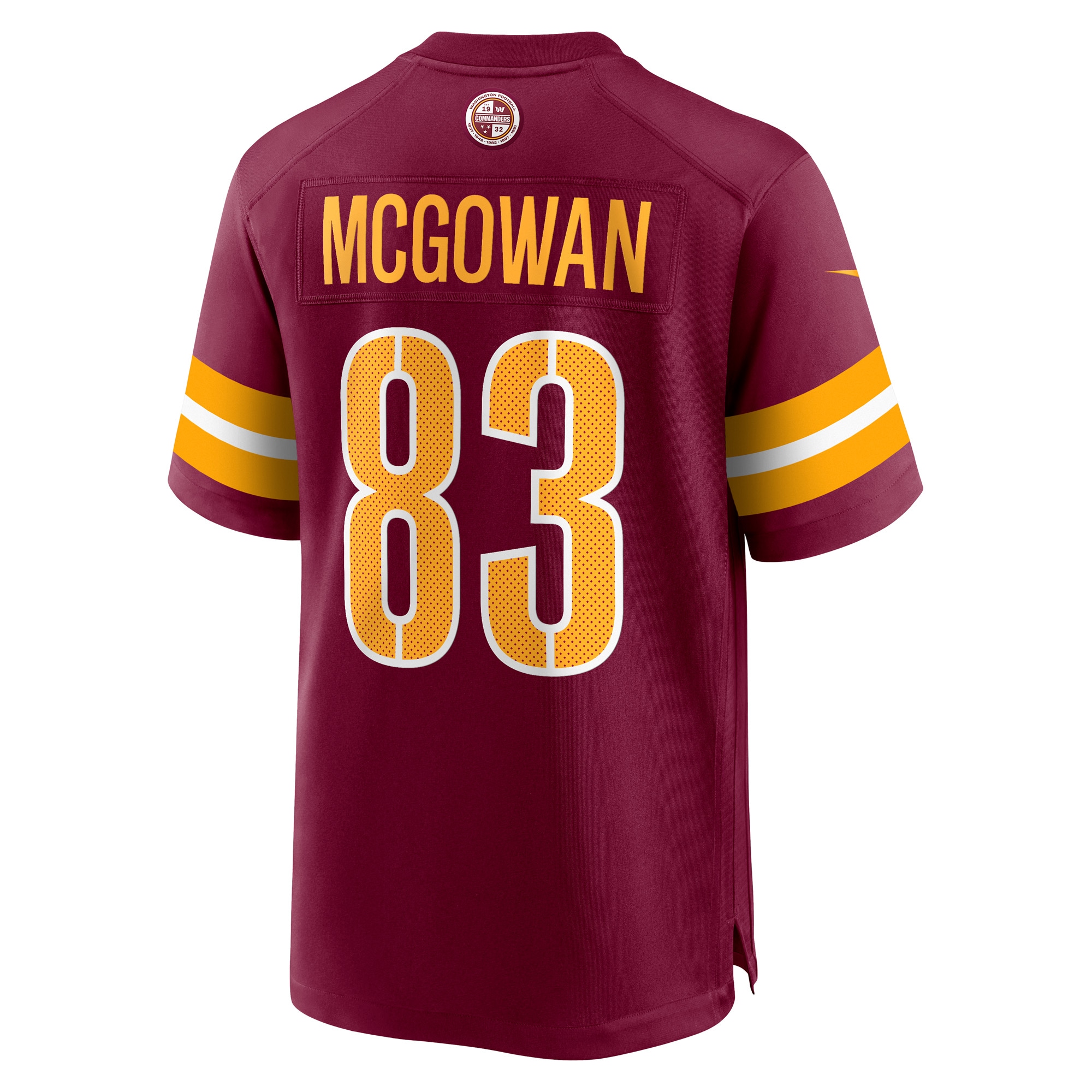 Kyric Mcgowan Washington CommandersPlayer Game Jersey - Burgundy