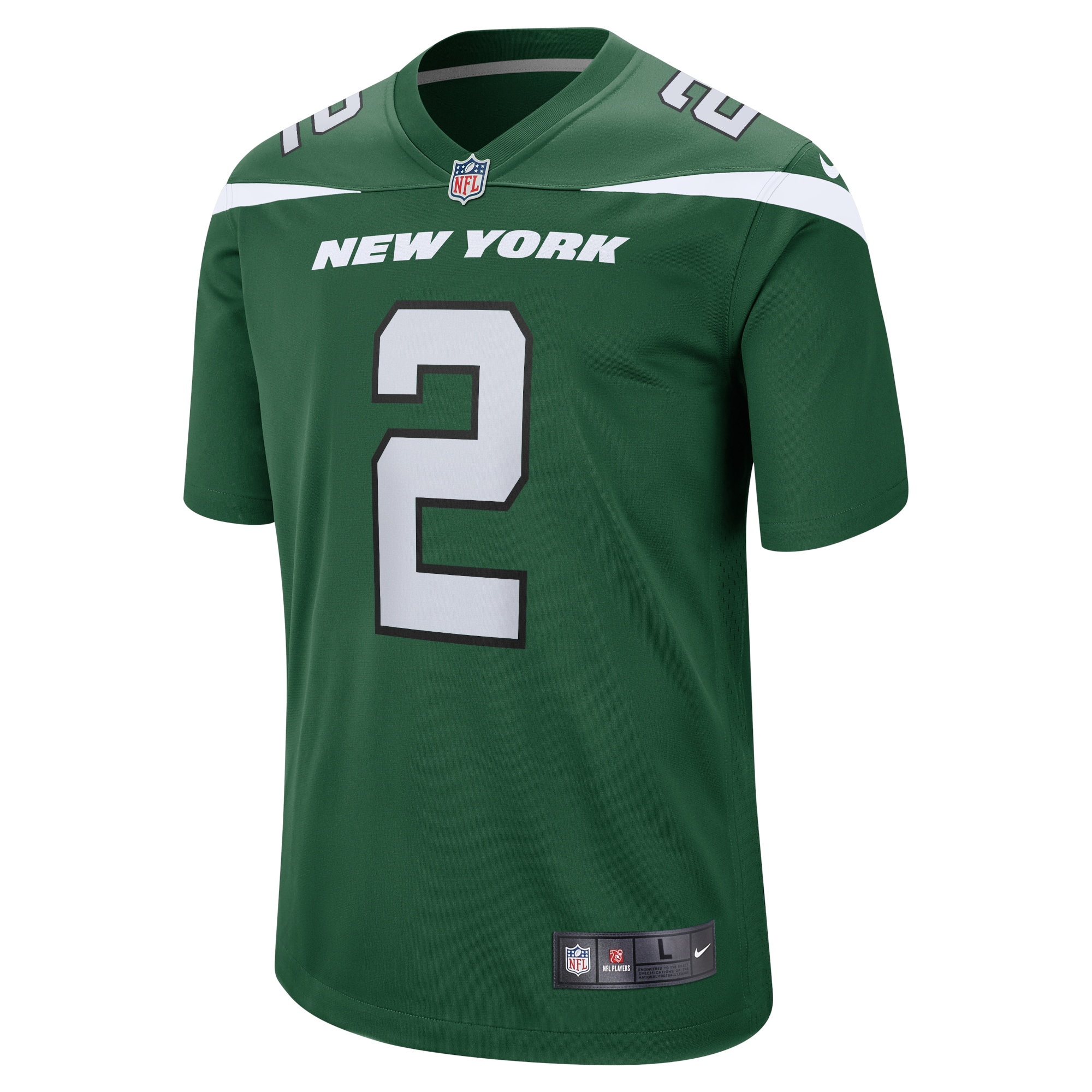 Zach Wilson New York JetsGame Jersey - Gotham Green