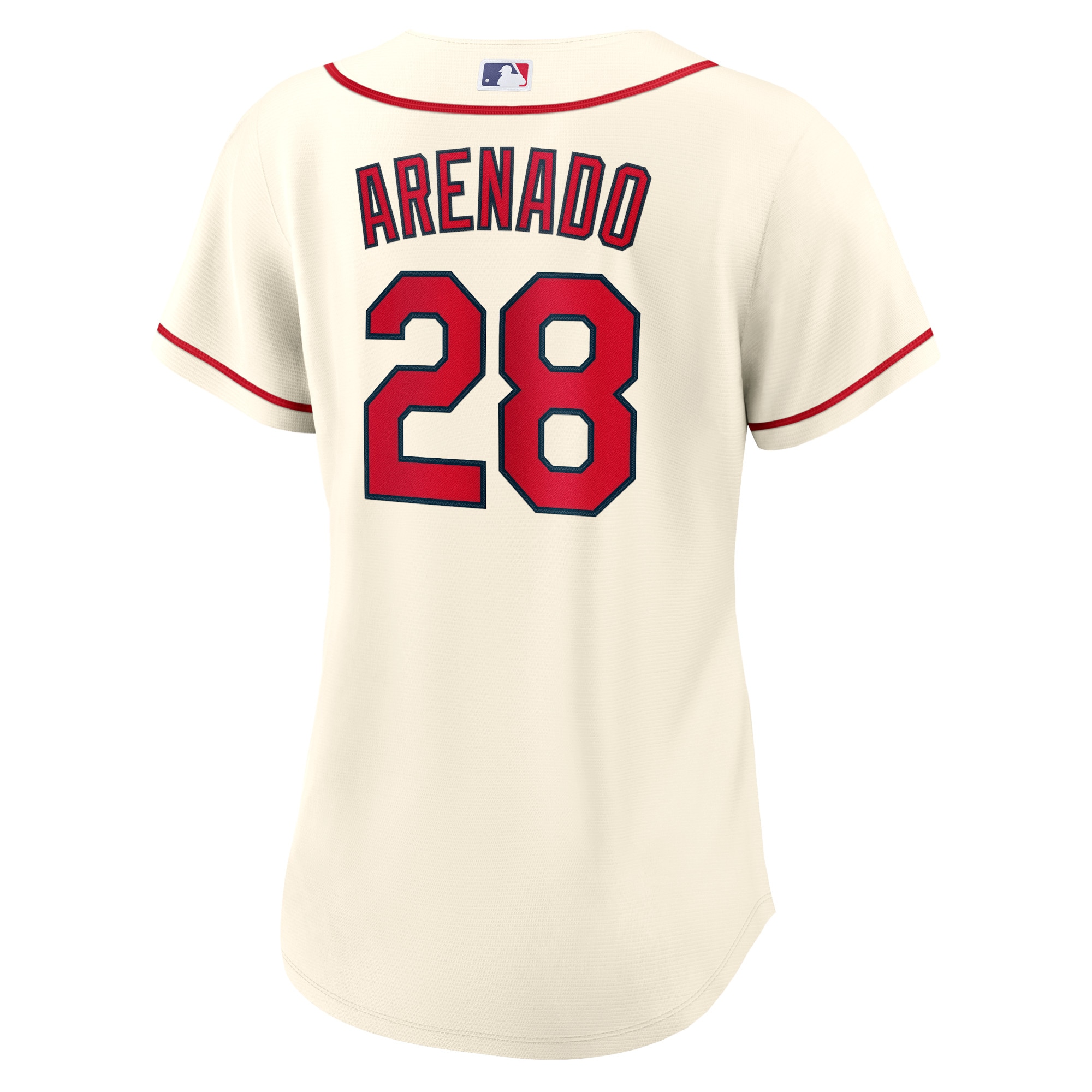 Nolan Arenado St. Louis Cardinals Women's Alternate Replica Player Jersey - Cream