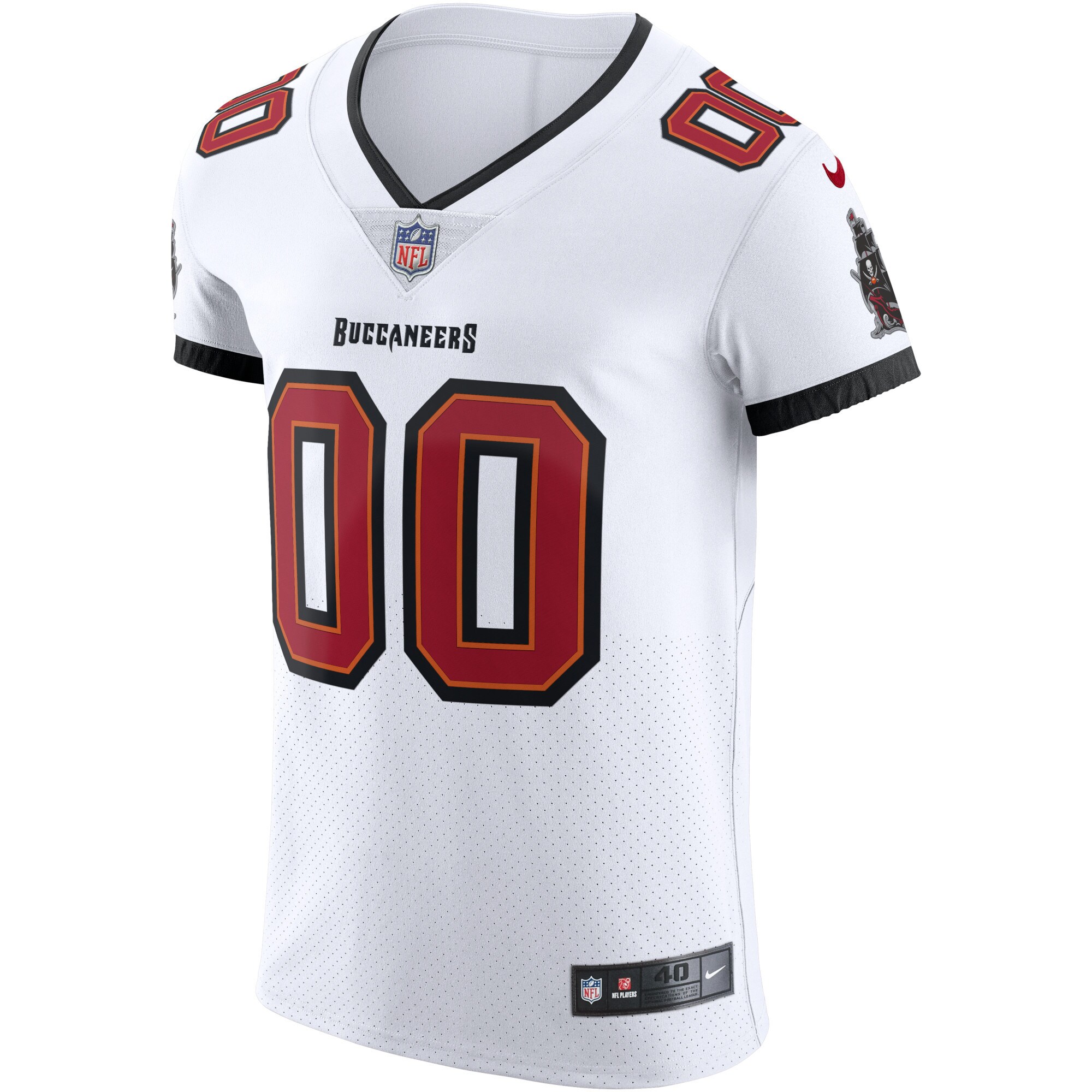Tampa Bay BuccaneersVapor Elite Custom Jersey - White