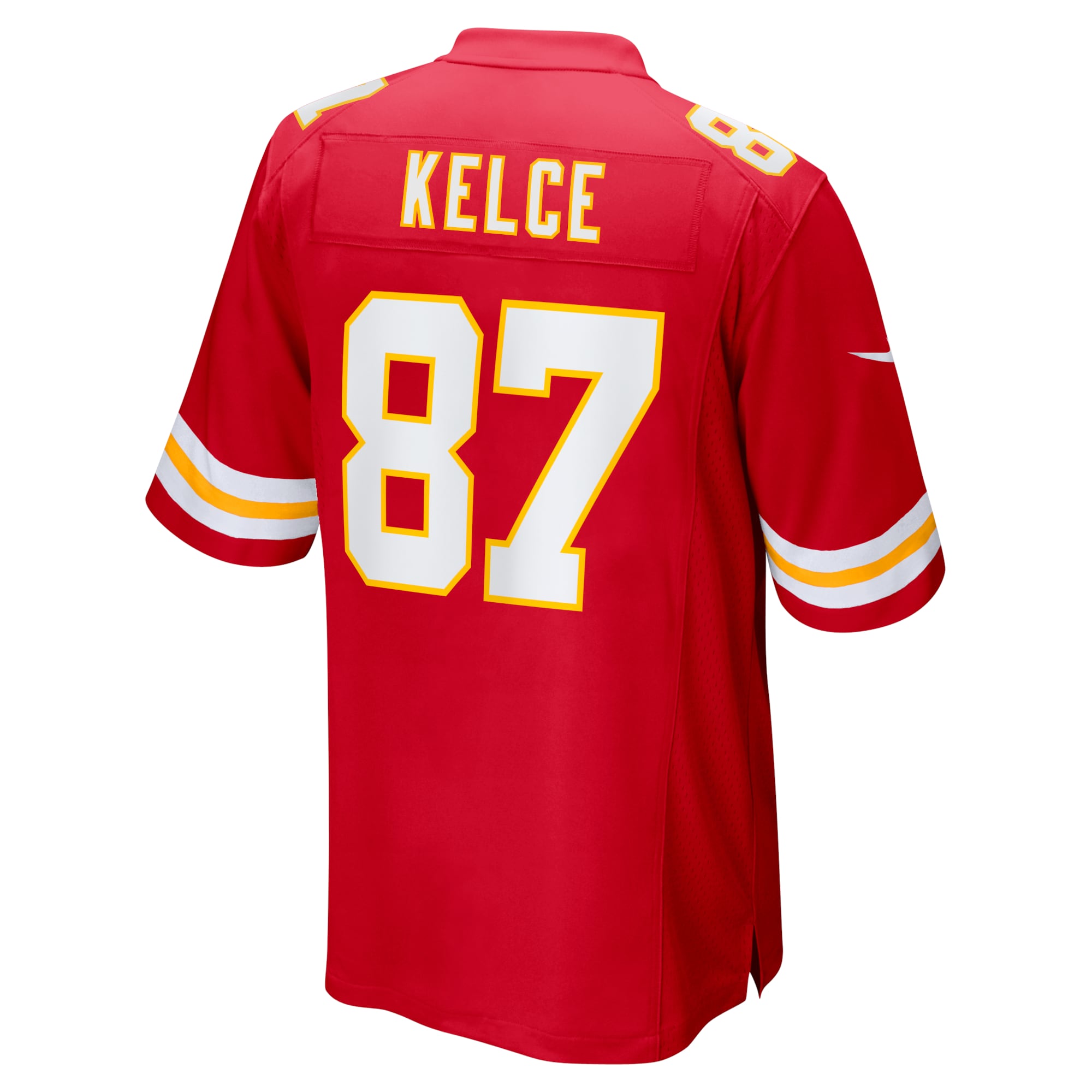 Travis Kelce Kansas City ChiefsSuper Bowl LVII Patch Game Jersey - Red