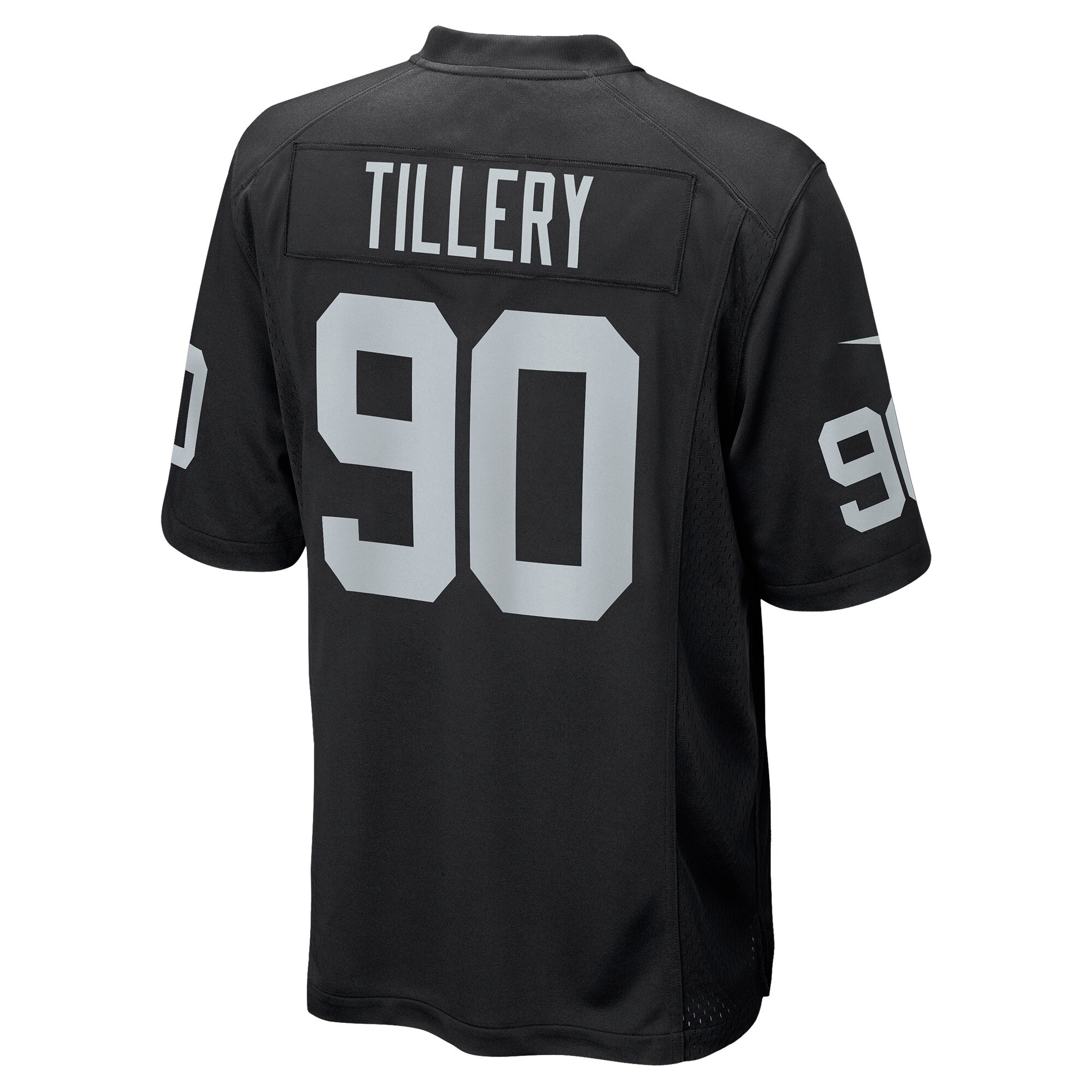Jerry Tillery Las Vegas RaidersGame Player Jersey - Black
