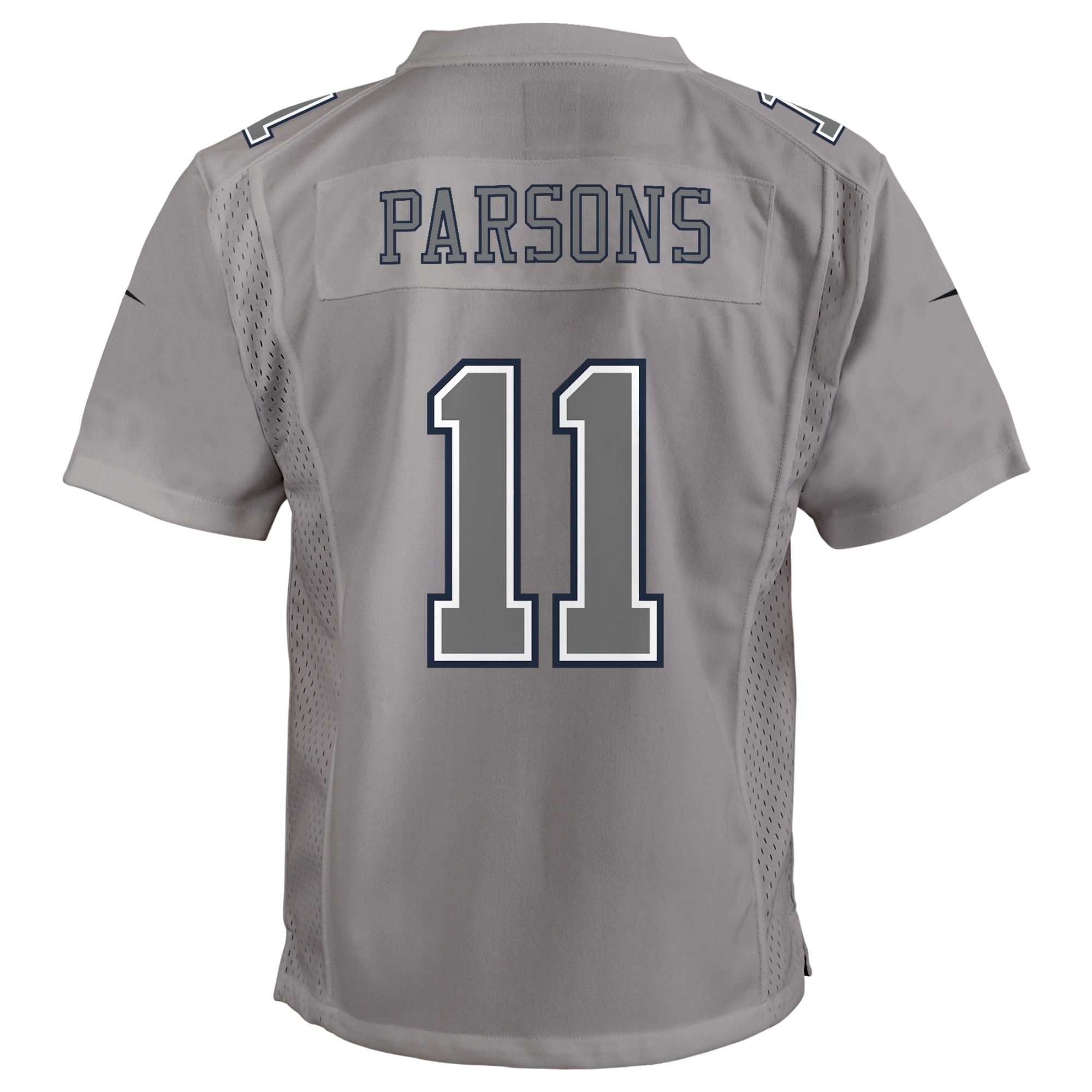 Micah Parsons Dallas CowboysYouth Atmosphere Game Jersey - Gray