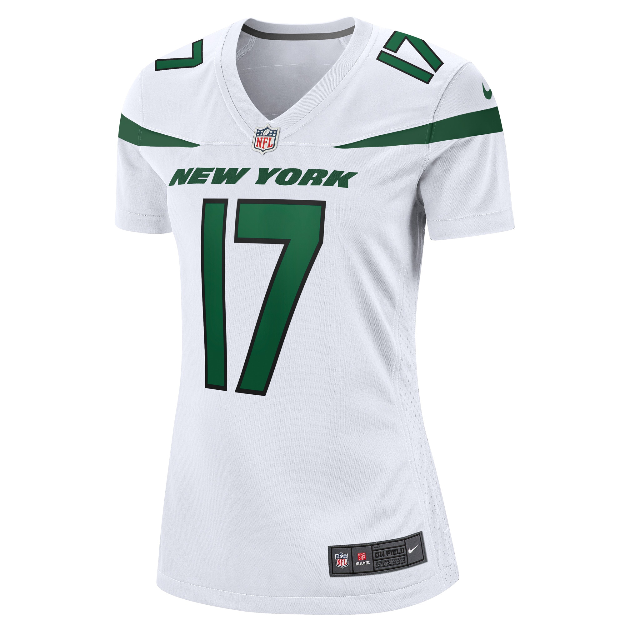 Garrett Wilson New York Jets Women's Game Player Jersey - White