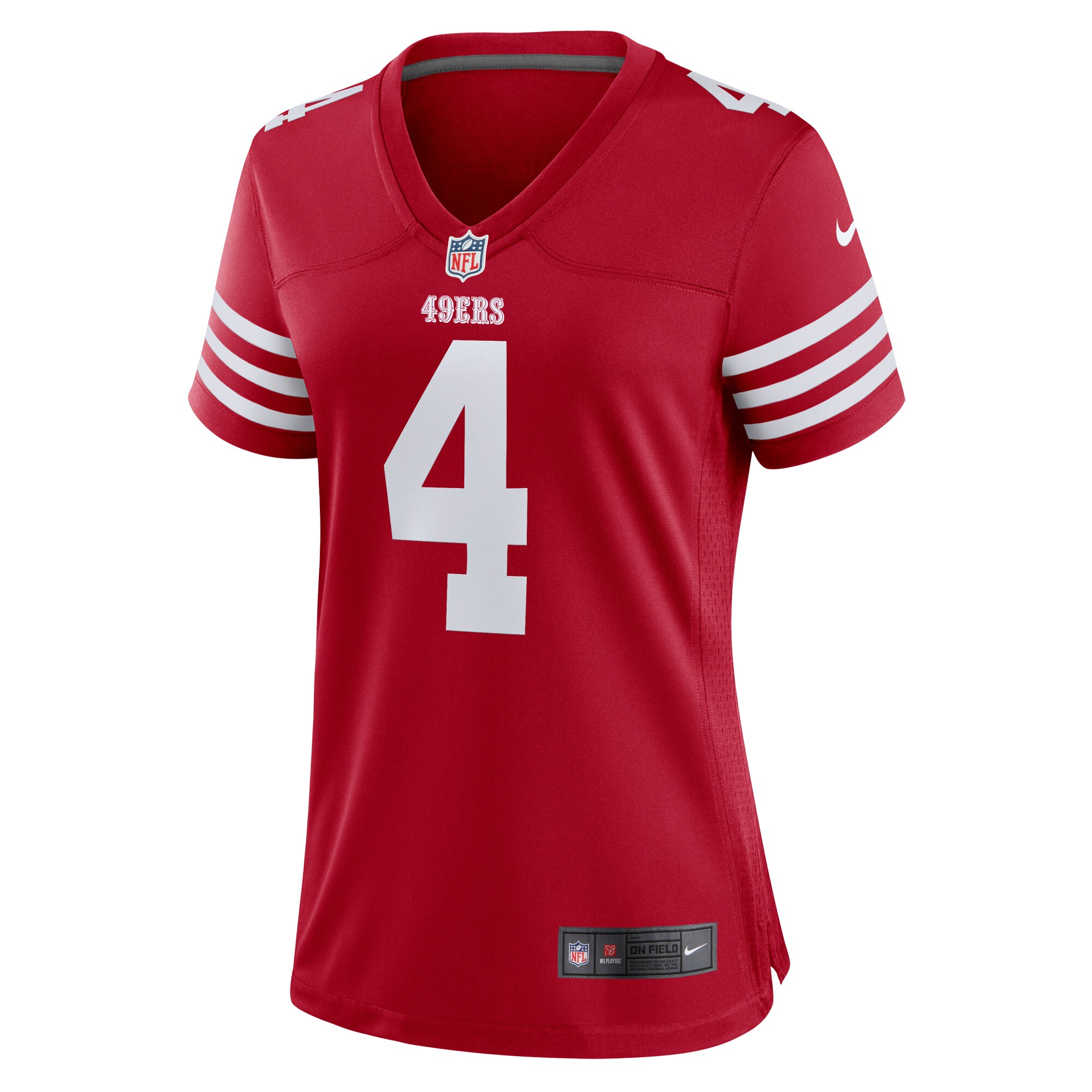 Jake Moody San Francisco 49ers Women's Team Game Jersey - Scarlet