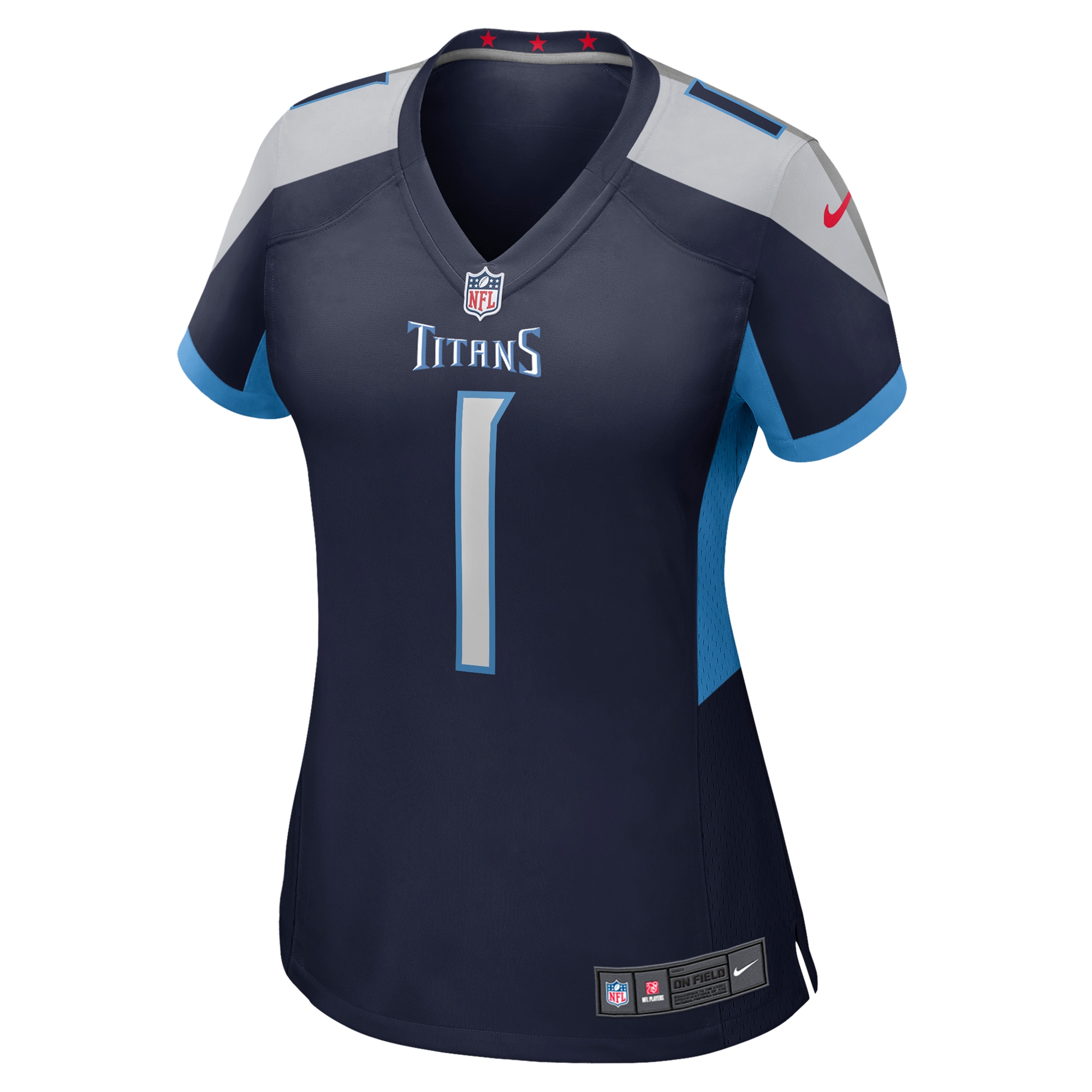 Number 1 Mom Tennessee Titans Women's Game Jersey - Navy