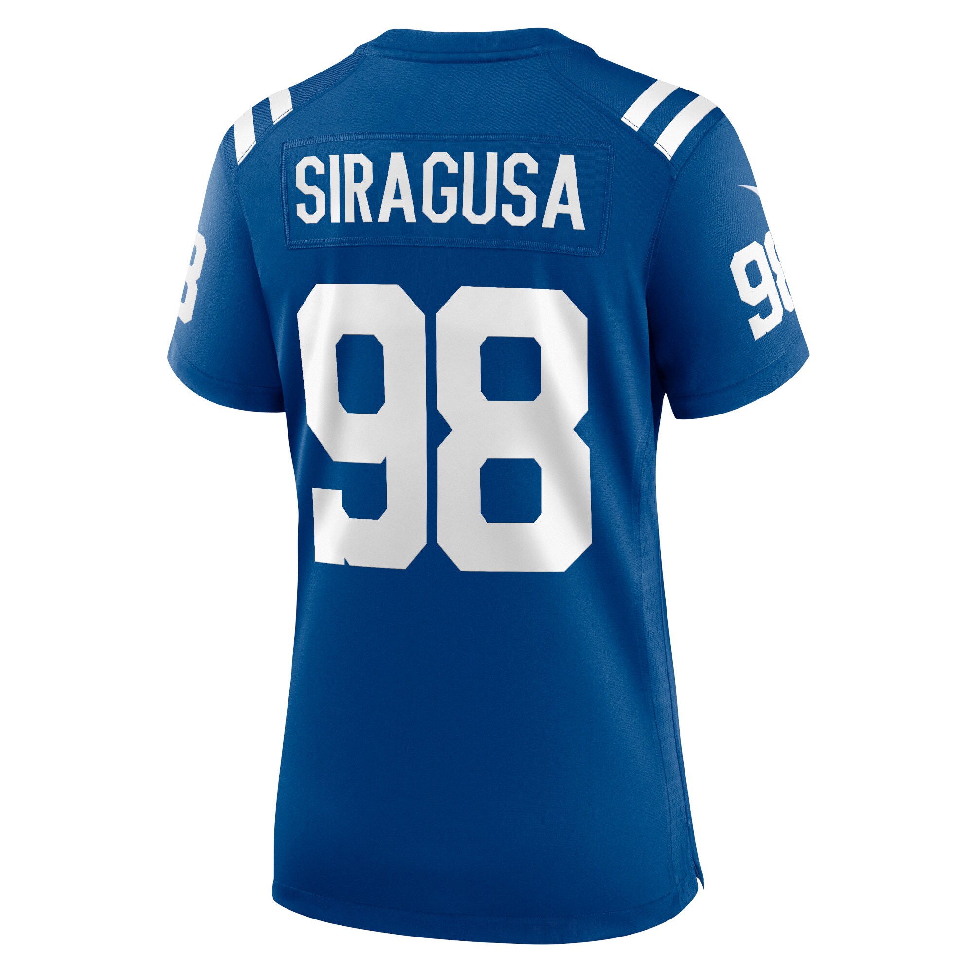 Tony Siragusa Indianapolis Colts Women's Game Retired Player Jersey - Royal
