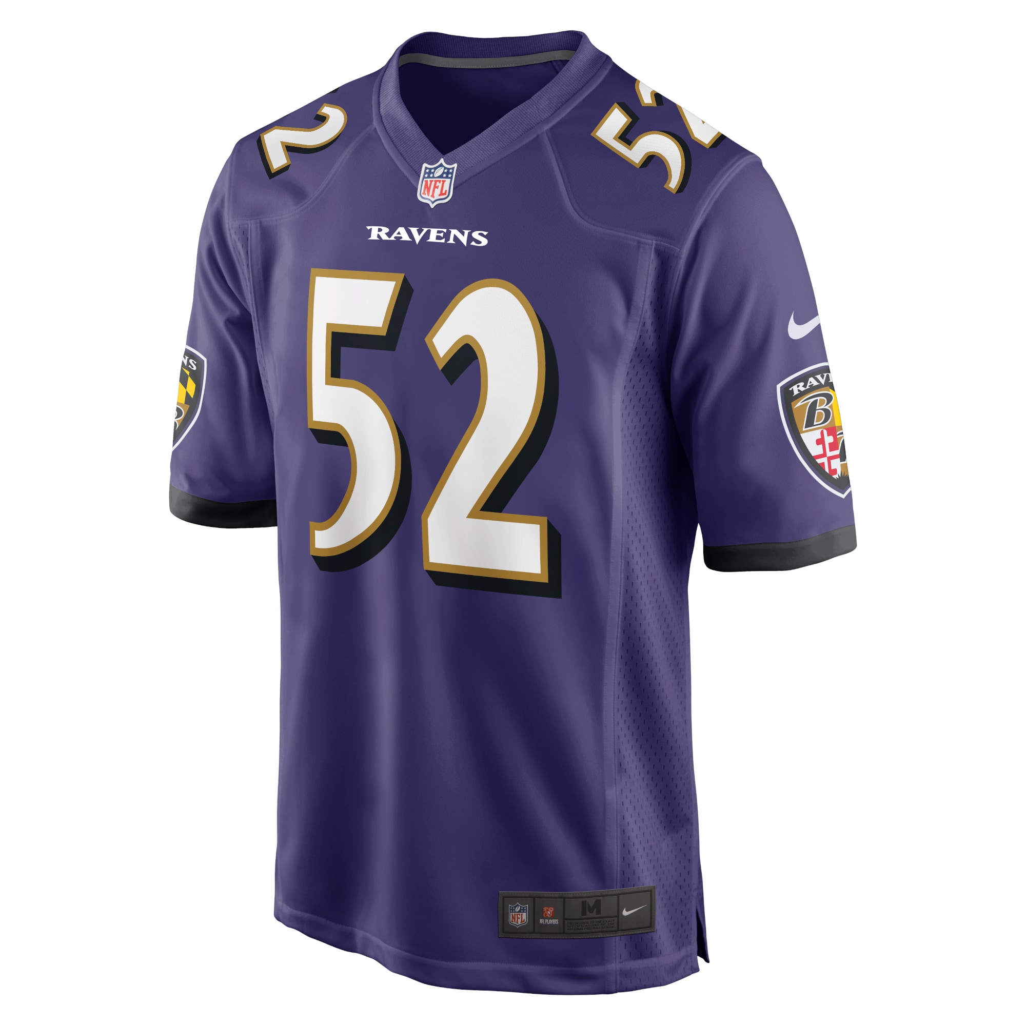 Ray Lewis Baltimore RavensRetired Player Game Jersey - Purple