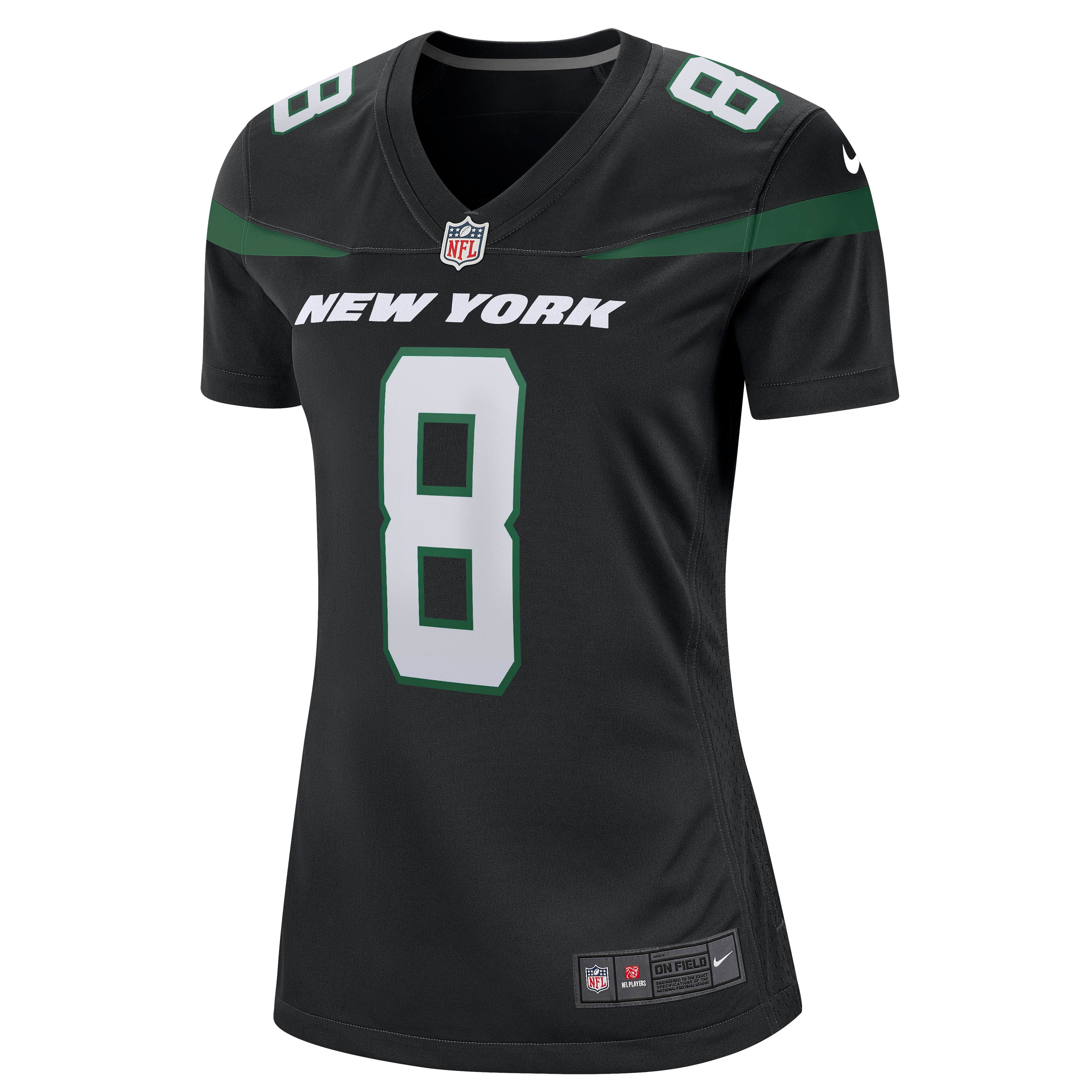 Elijah MooreNew York Jets  Women's Game Jersey - Stealth Black