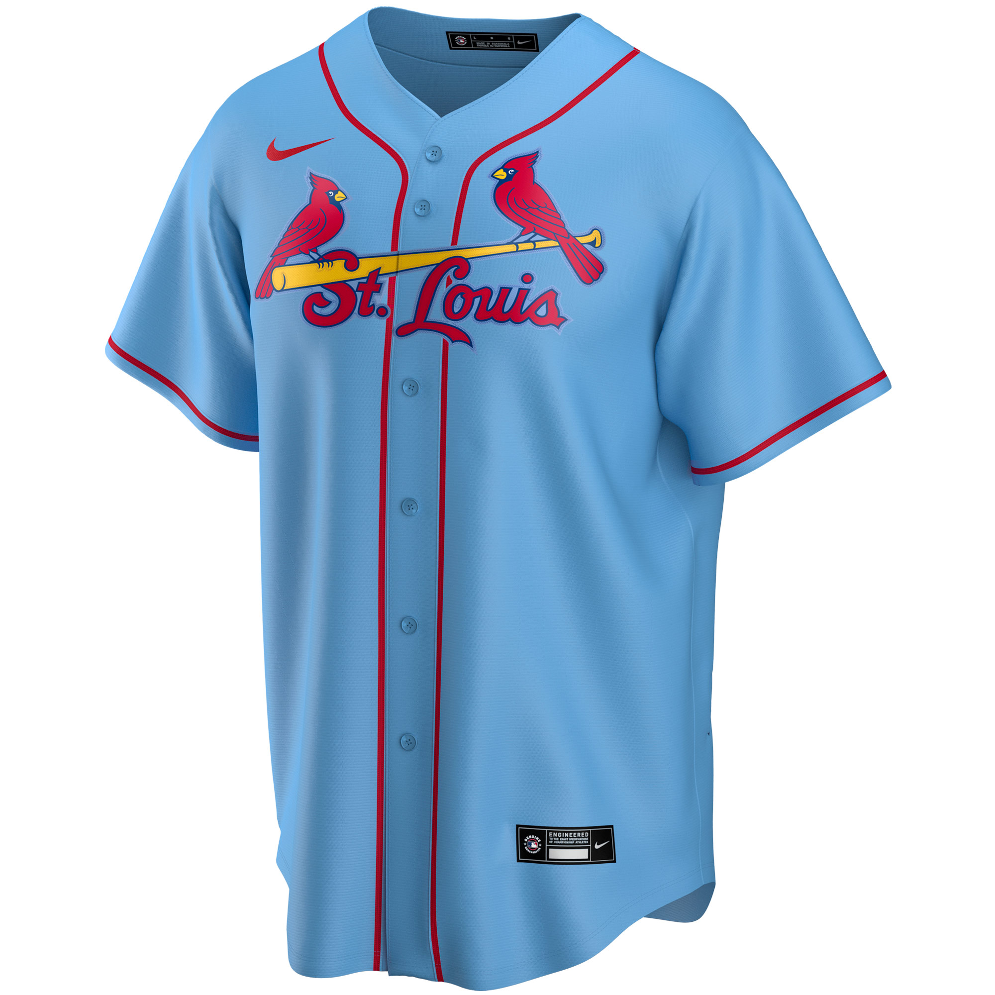 St. Louis CardinalsYouth Alternate Replica Team Jersey - Light Blue