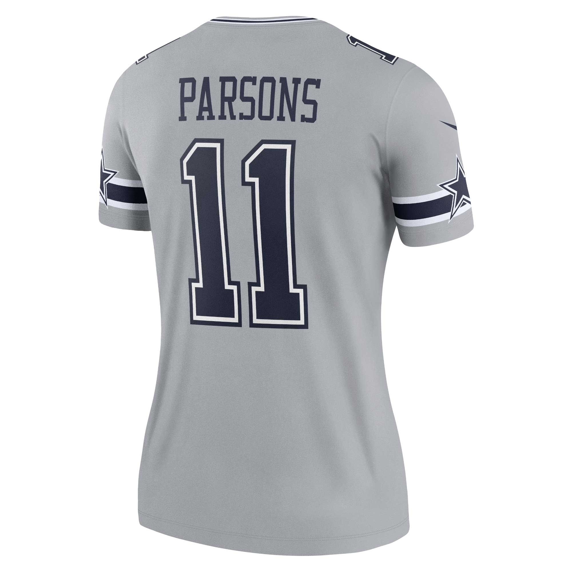 Micah Parsons Dallas Cowboys Women's Inverted Legend Jersey - Silver