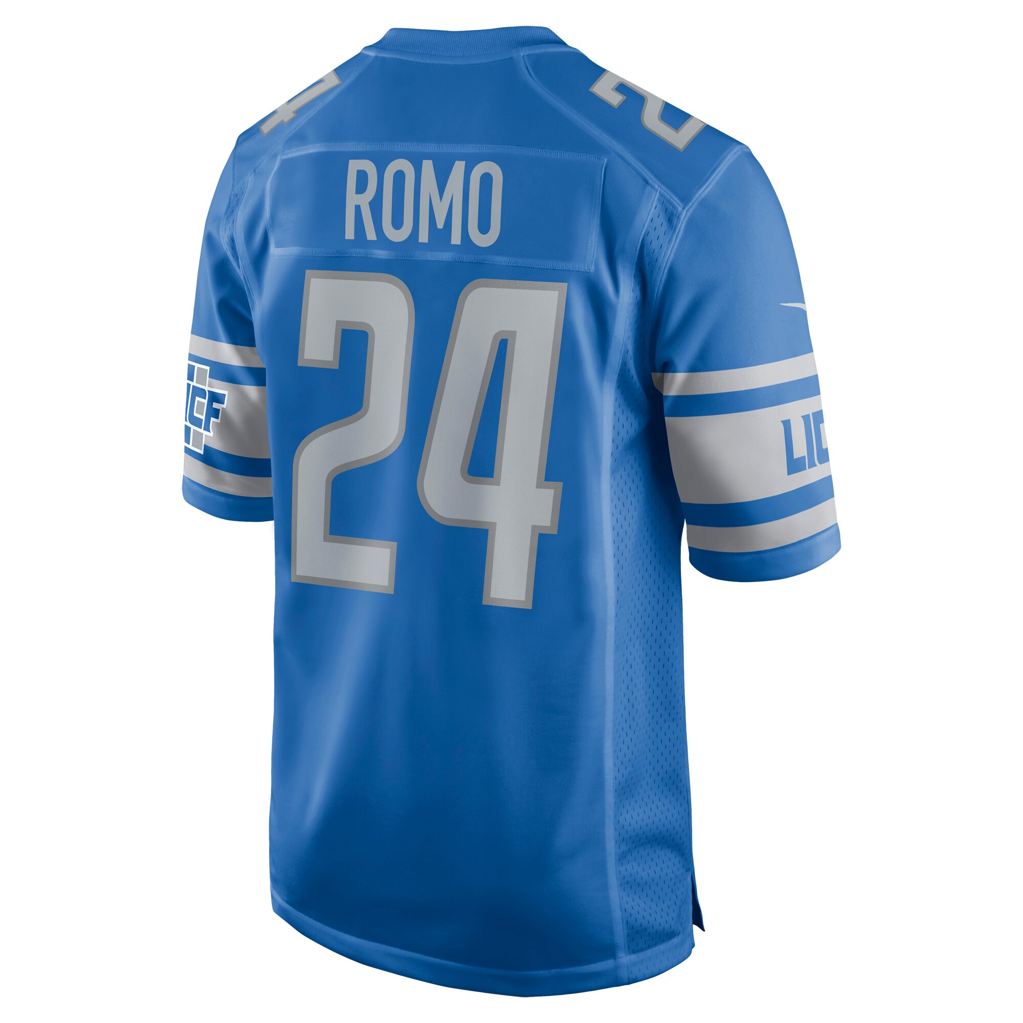 John Parker Romo Detroit LionsTeam Game Jersey - Blue