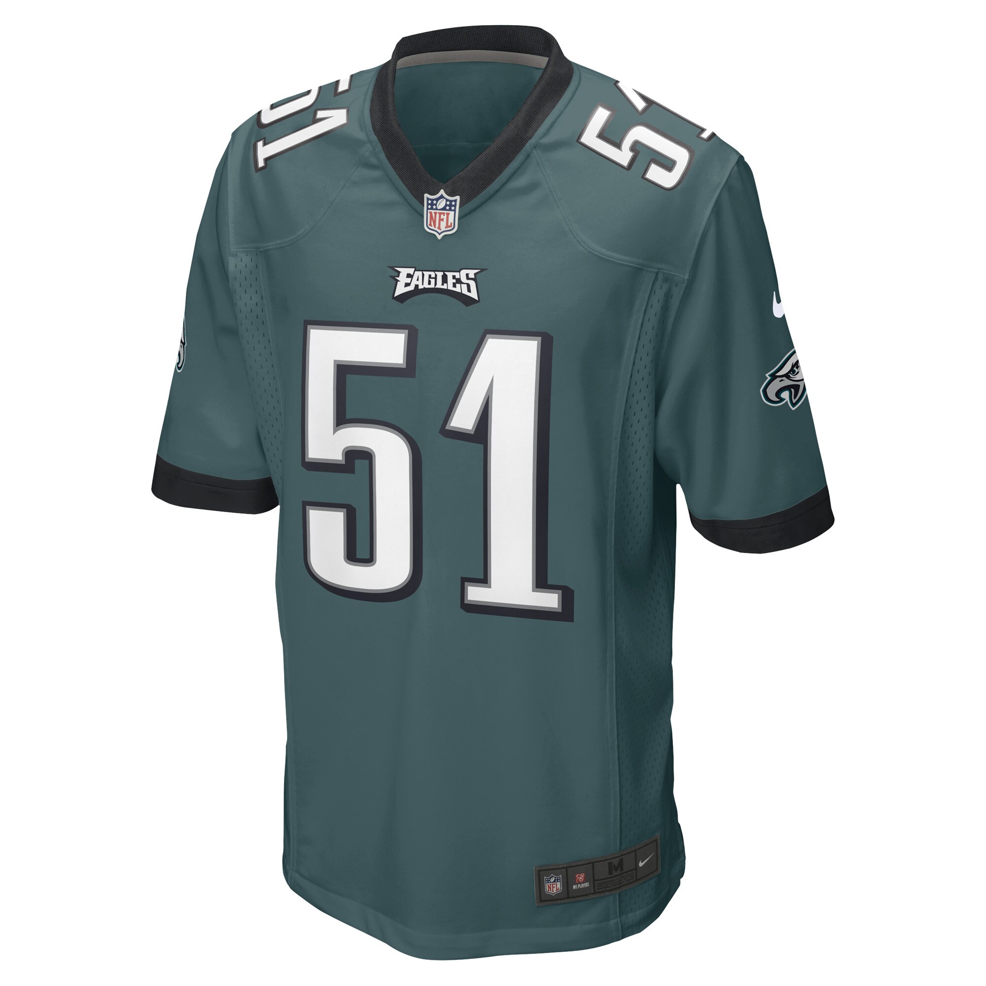 Cam Jurgens Philadelphia EaglesGame Player Jersey - Midnight Green