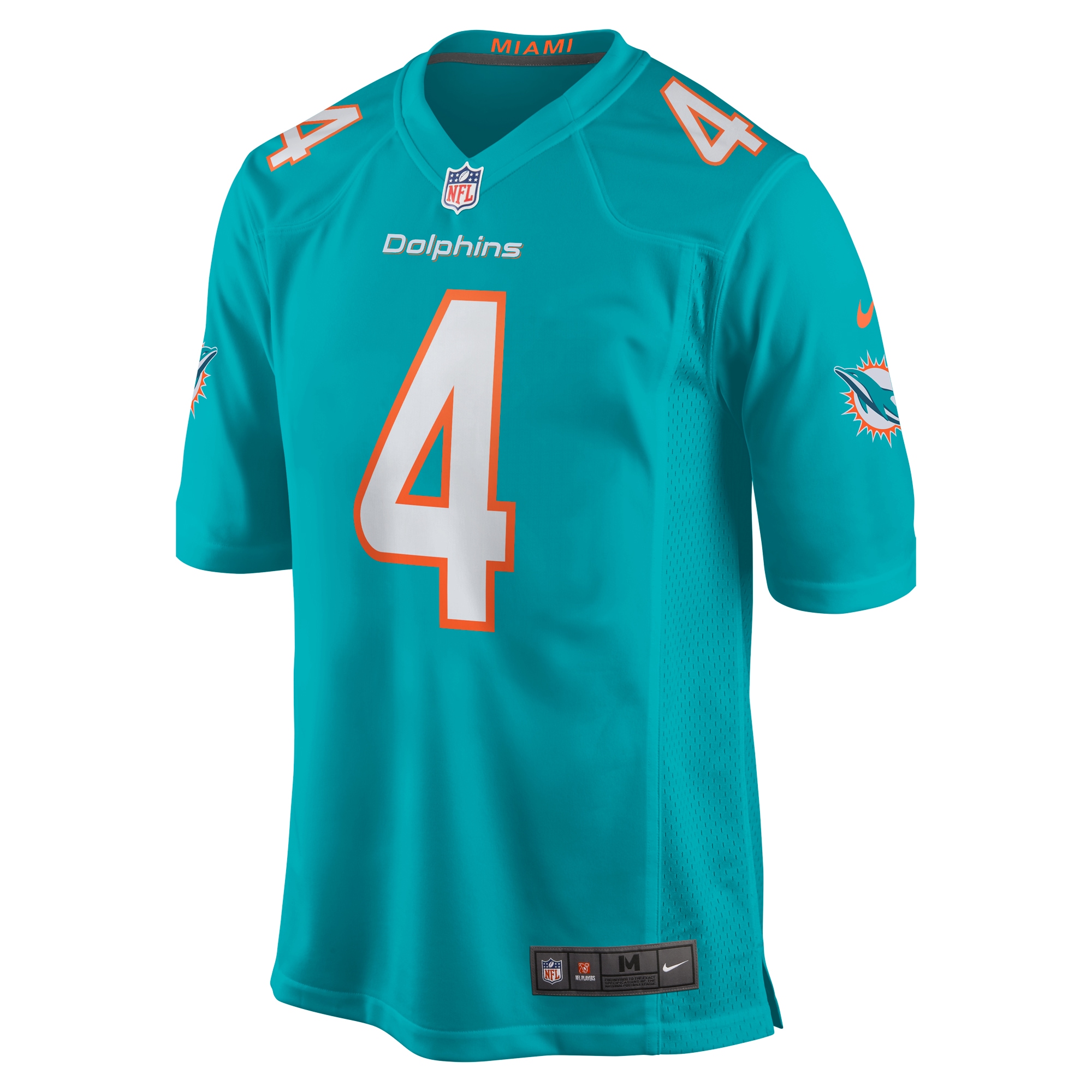 Kader Kohou Miami DolphinsGame Player Jersey - Aqua
