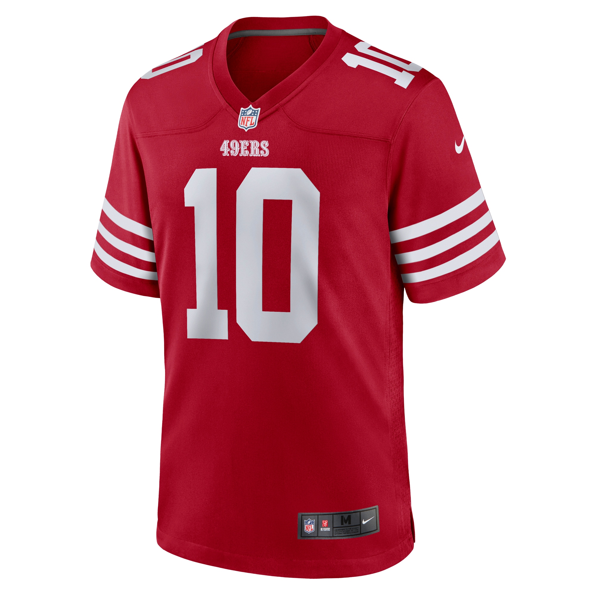 Ronnie Bell San Francisco 49ersTeam Game Jersey - Scarlet