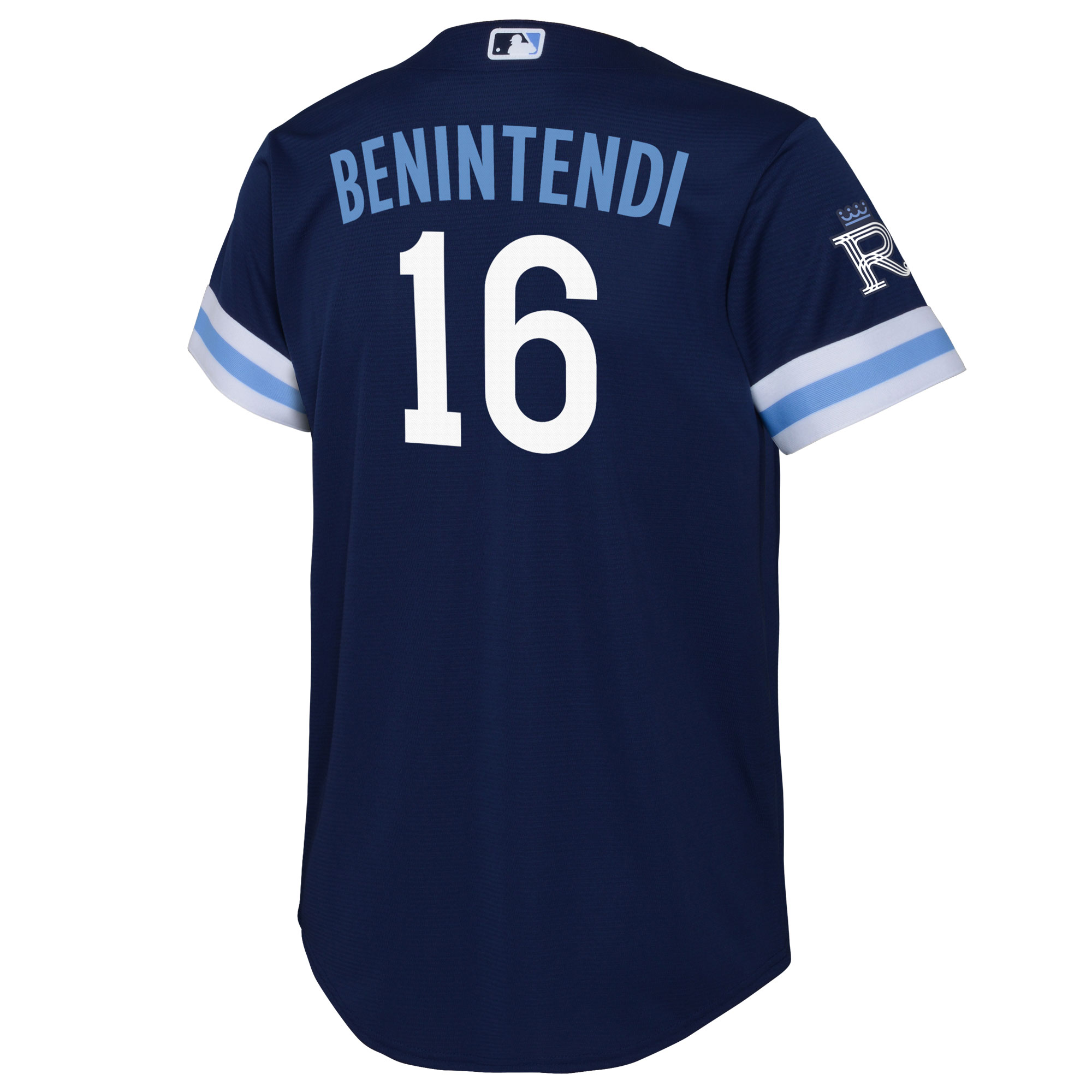 Andrew Benintendi Kansas City RoyalsYouth 2022 City Connect Replica Player Jersey - Navy