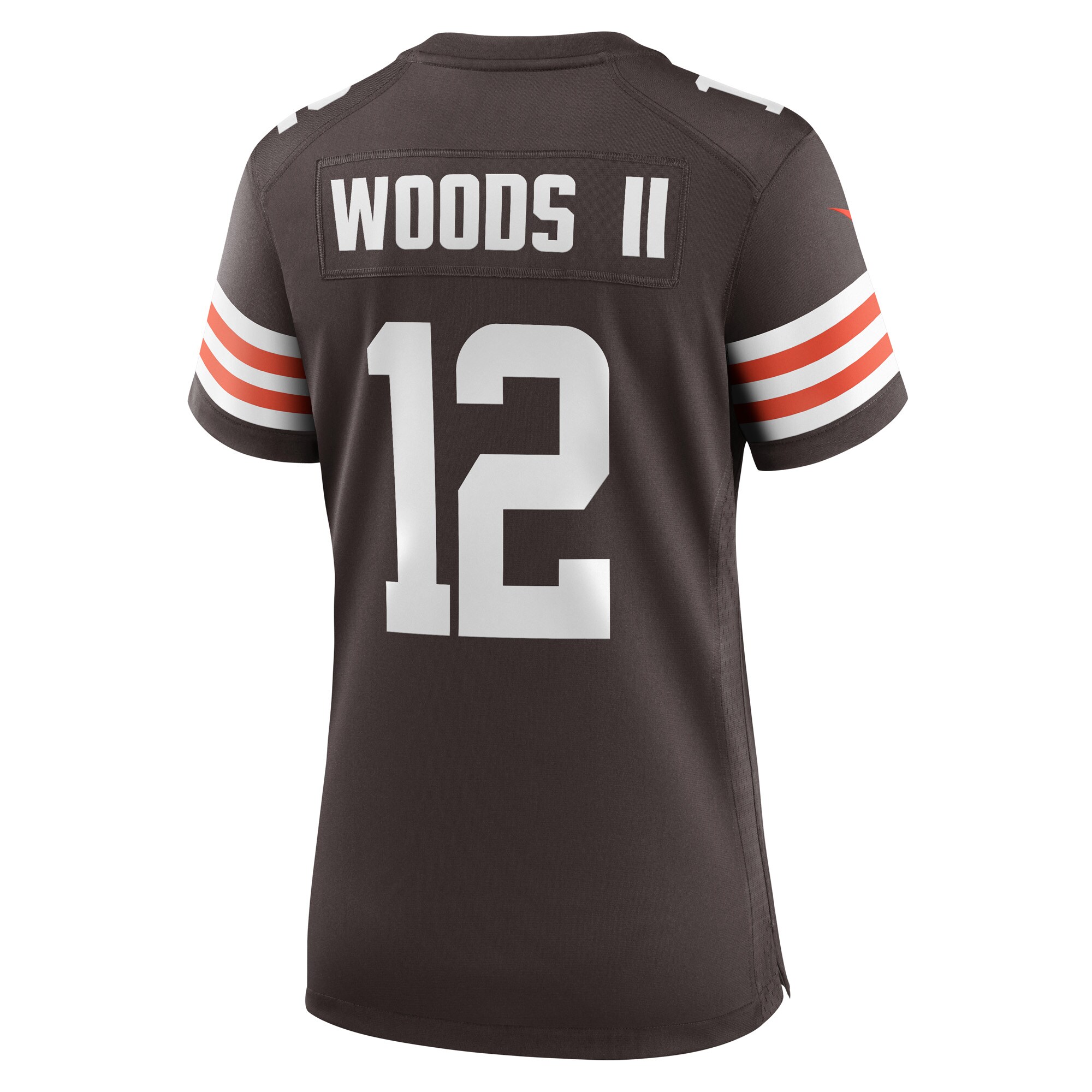 Michael Woods II Cleveland Browns Women's Game Player Jersey - Brown