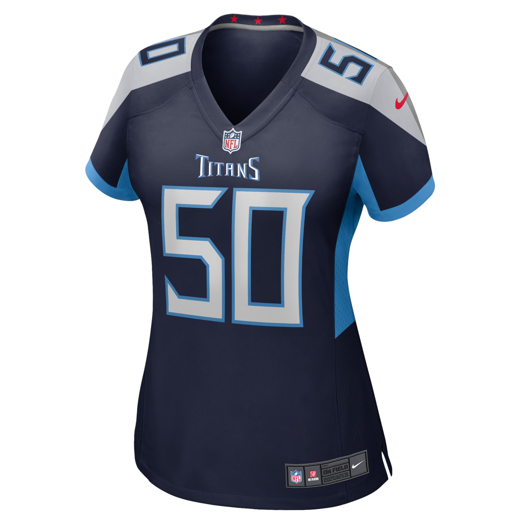 Jack Gibbens Tennessee Titans Women's Home Game Player Jersey - Navy