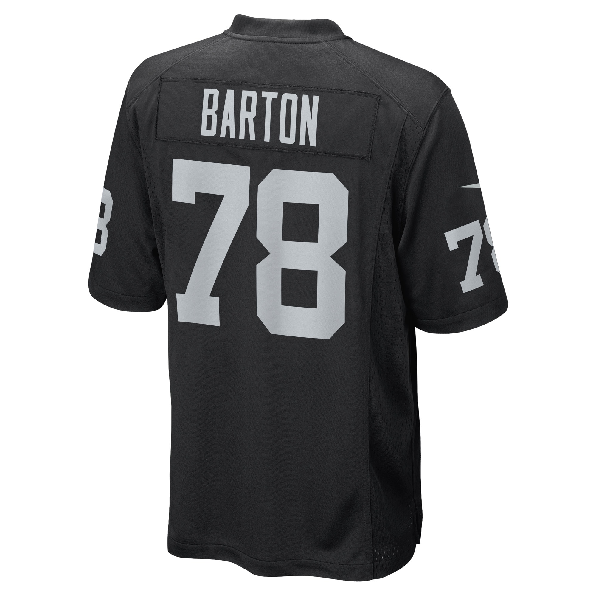 Jackson Barton Las Vegas RaidersGame Player Jersey - Black