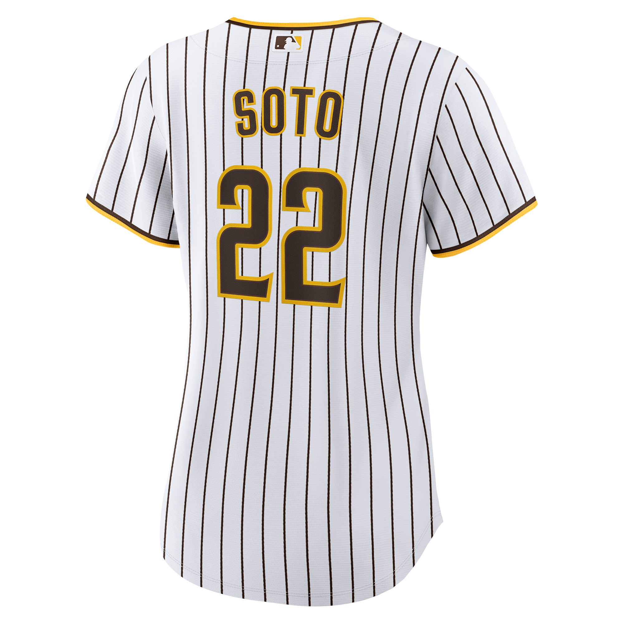 Juan Soto San Diego Padres Women's Home Replica Player Jersey - White/Brown