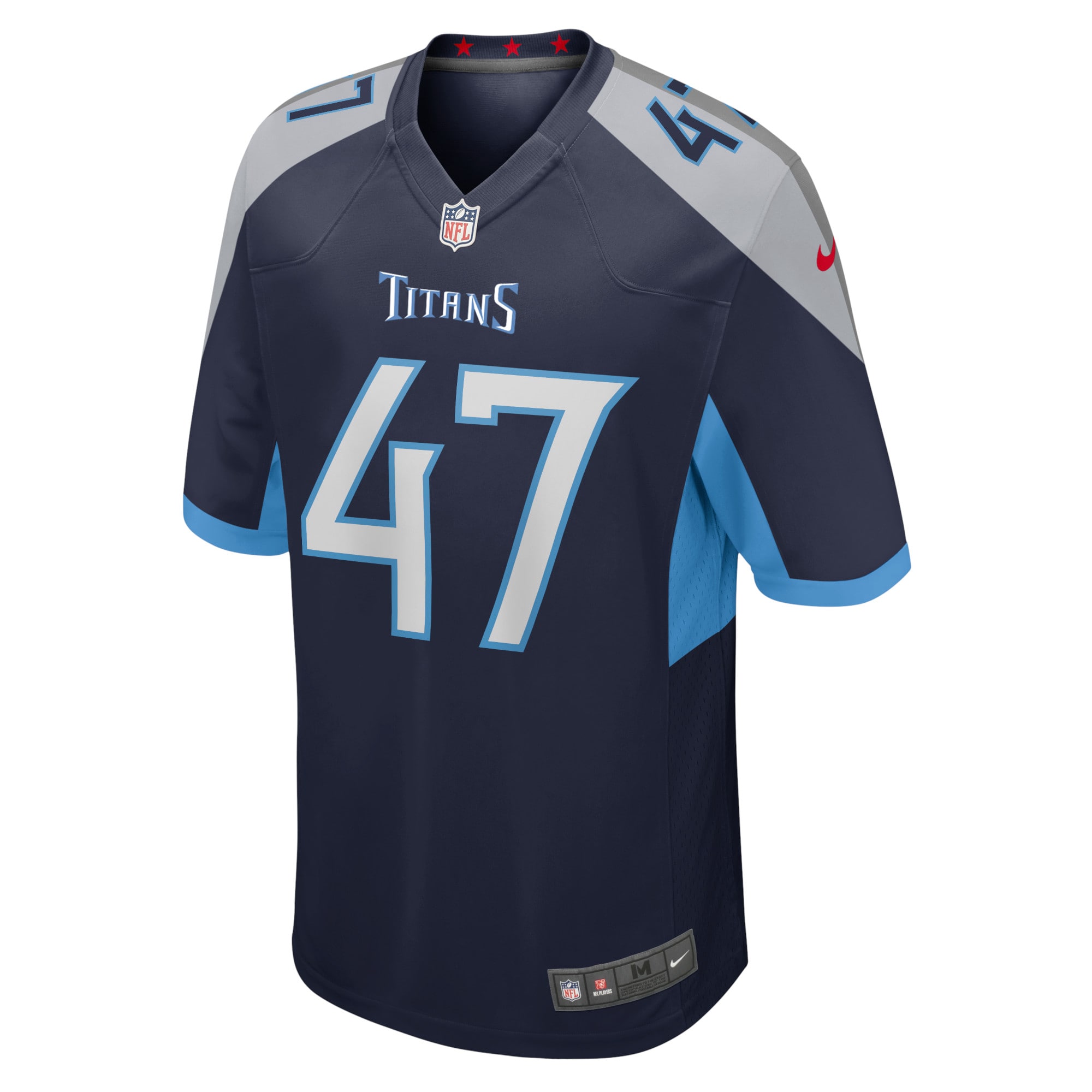 Andrew Adams Tennessee TitansHome Game Player Jersey - Navy