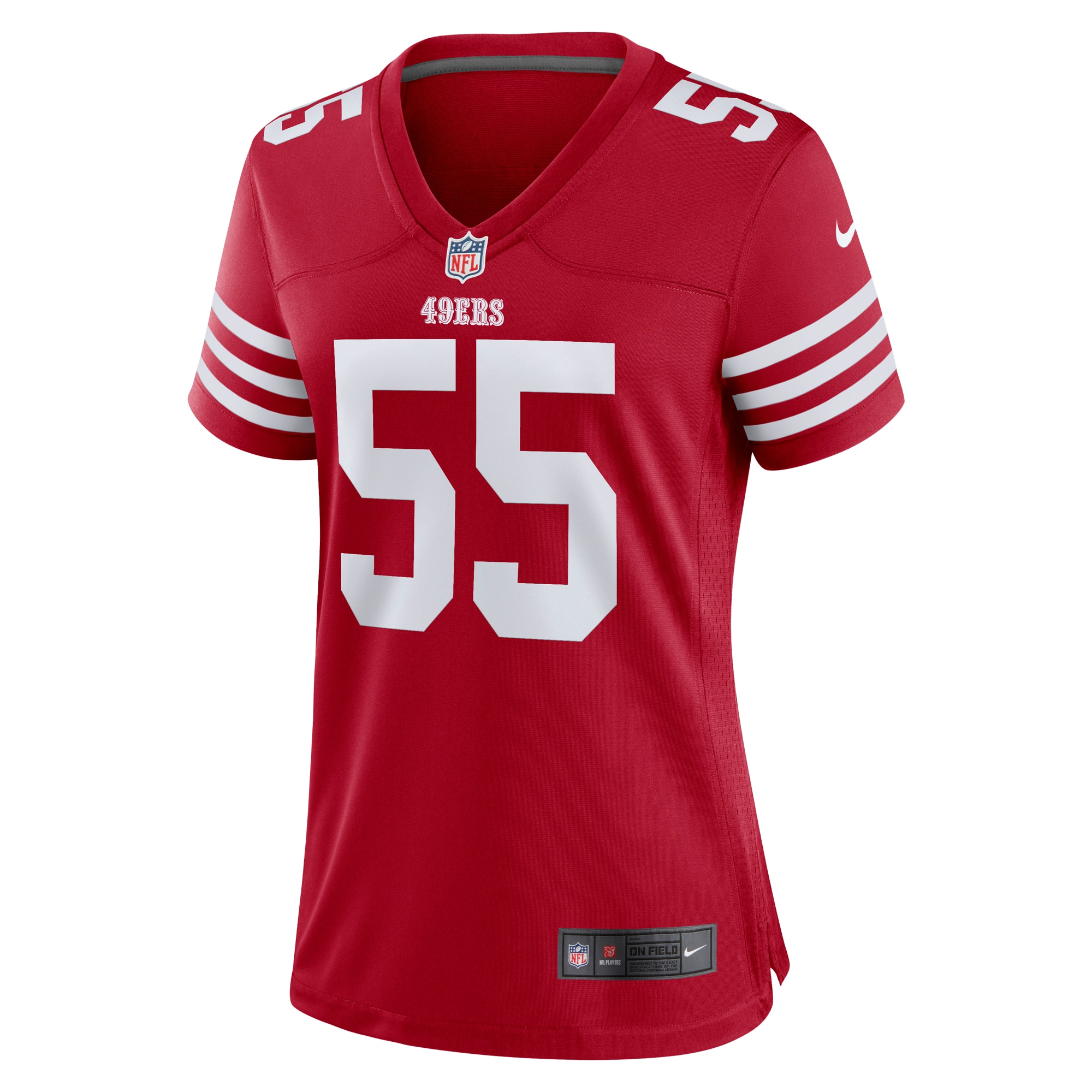 Jon Feliciano San Francisco 49ers Women's Game Player Jersey - Scarlet