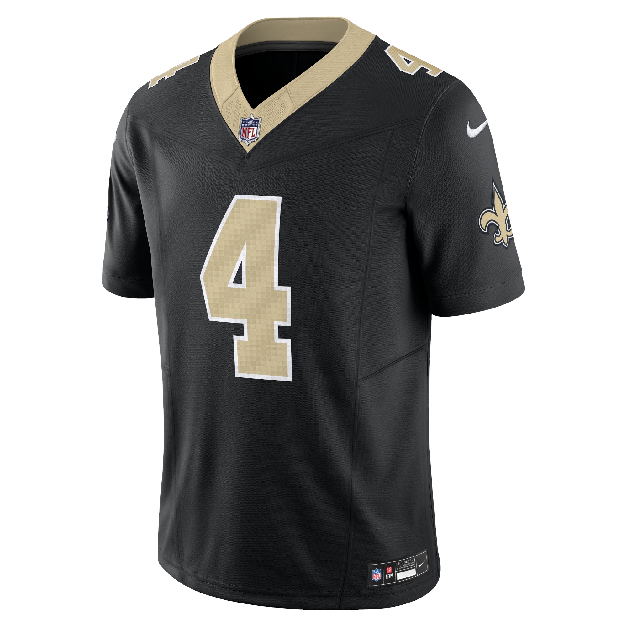 Derek Carr New Orleans SaintsVapor F.U.S.E. Limited Jersey - Black