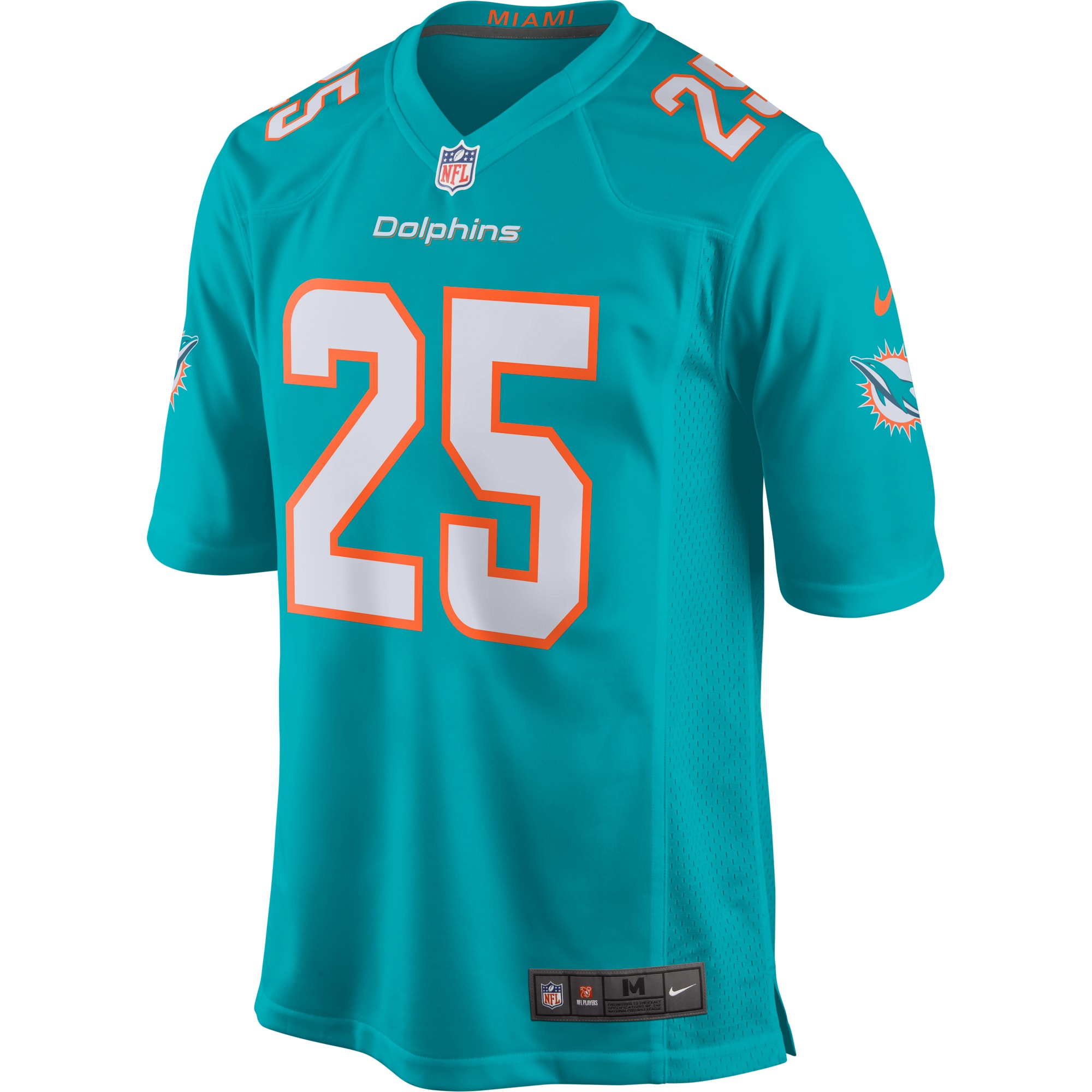 Xavien Howard Miami DolphinsGame Jersey - Aqua